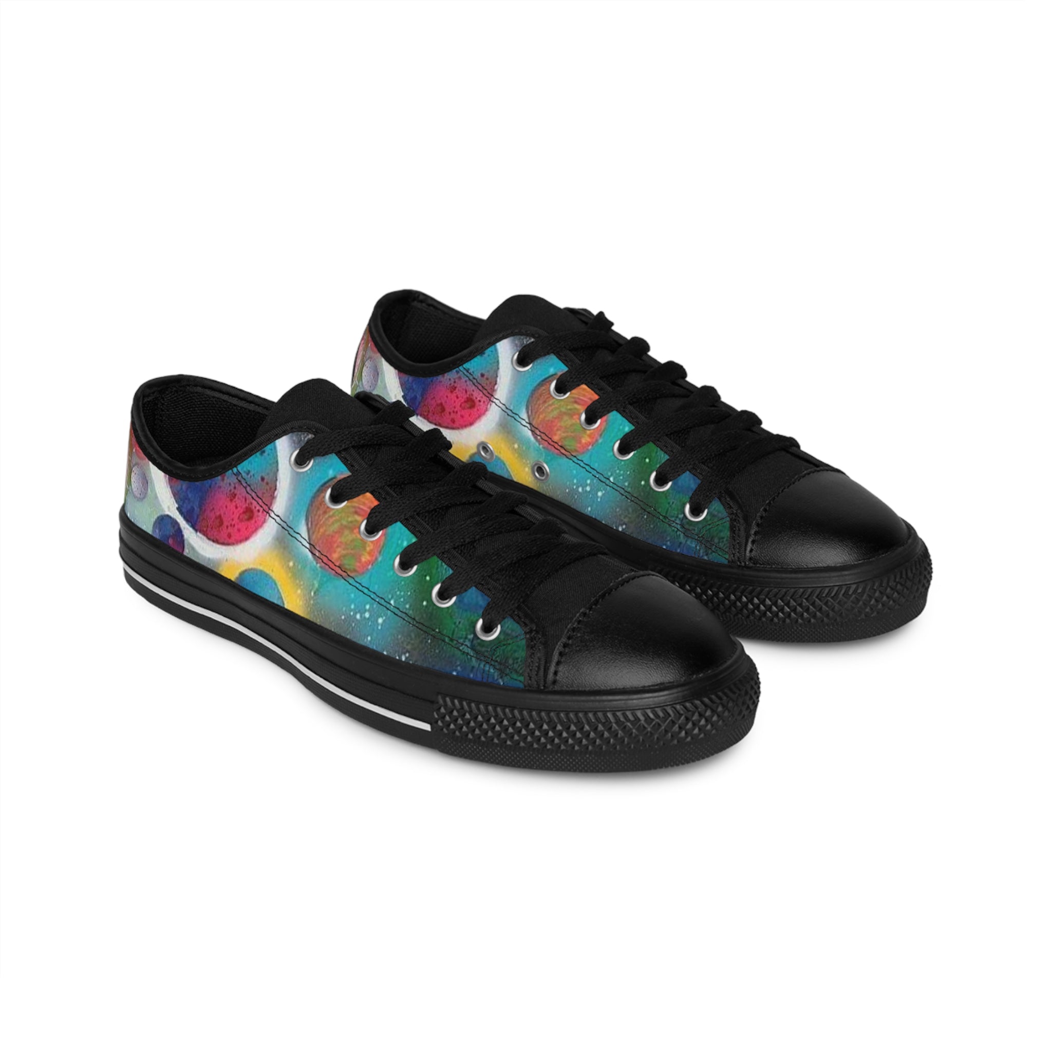 Galaxy Planets Men's Low-Top Sneakers