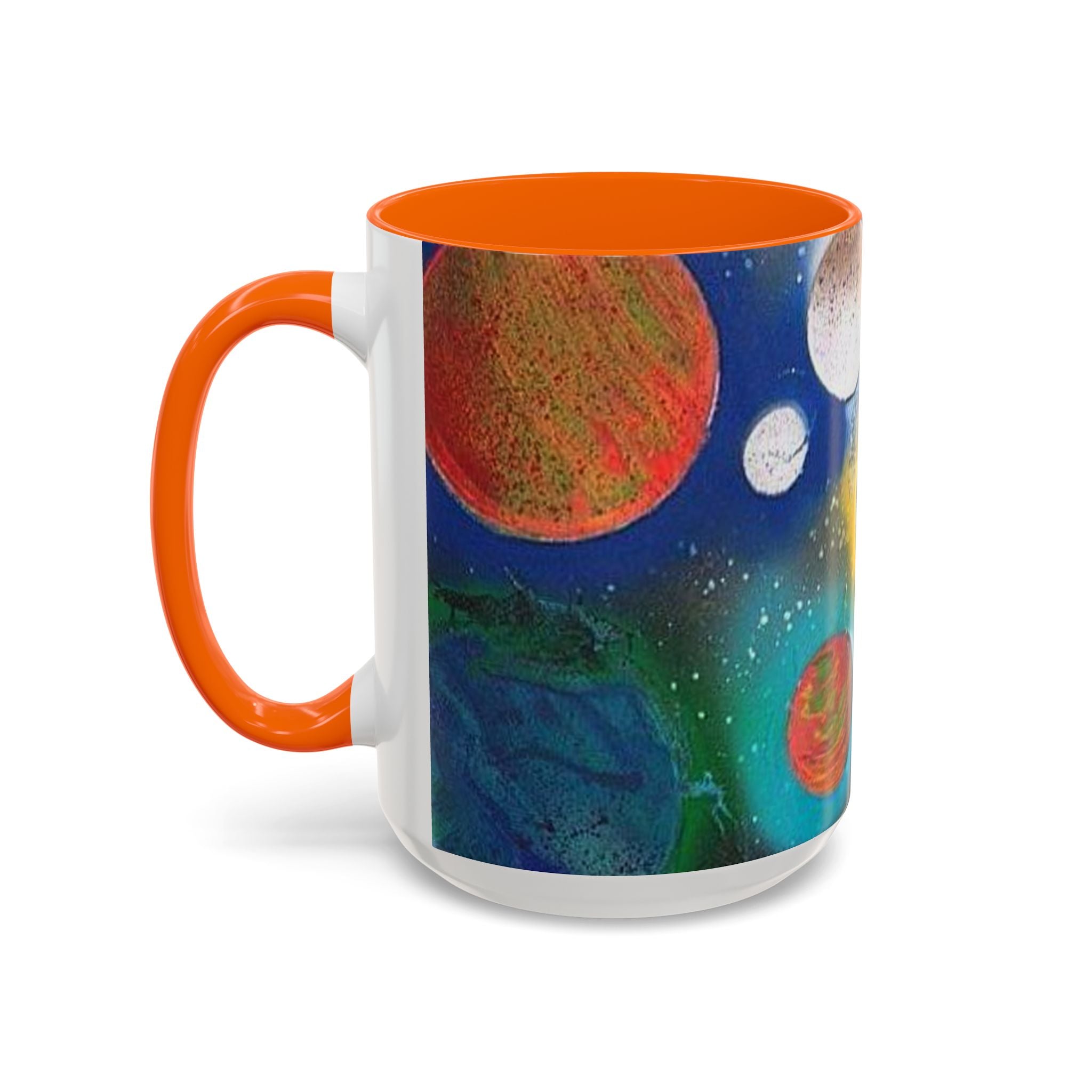 Galaxy Planets Accent Coffee Mug (11/15oz)