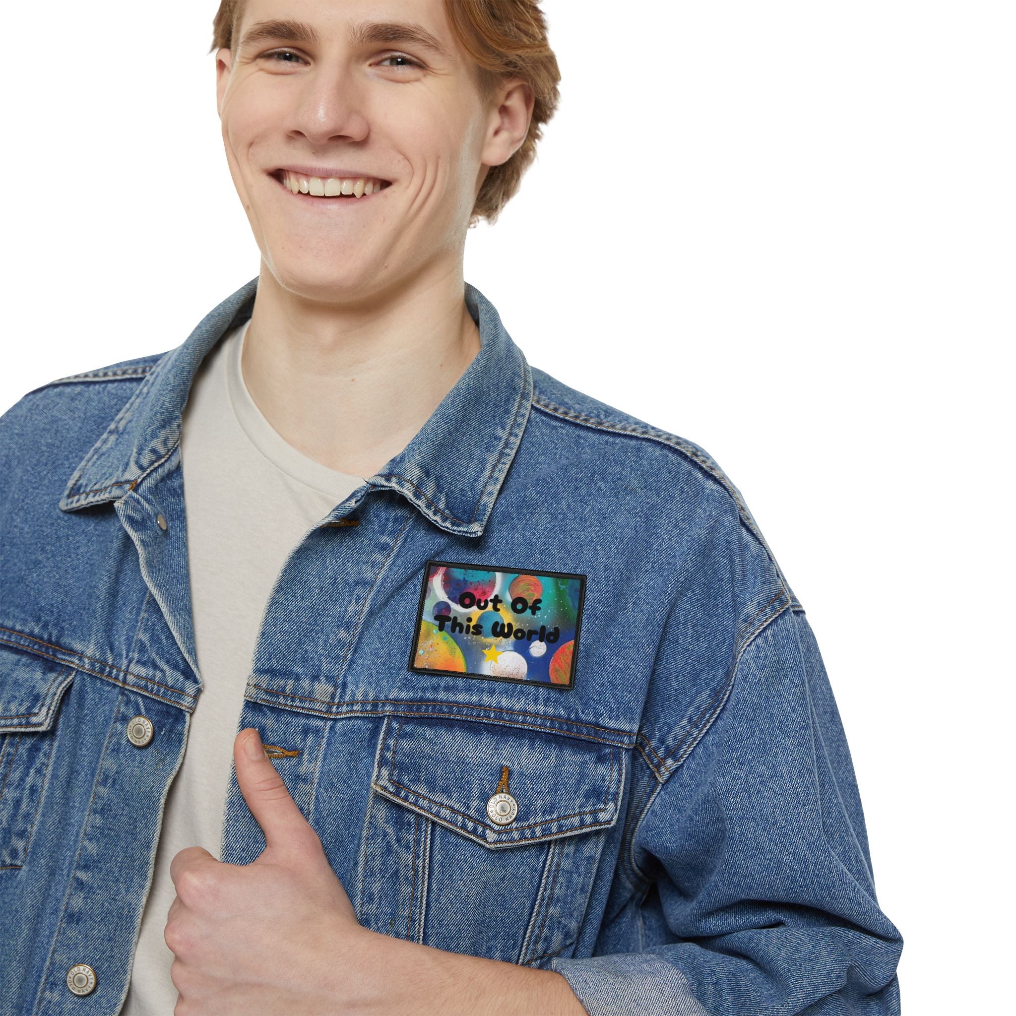 Galaxy Planets "Out Of This World" Iron-On Patch