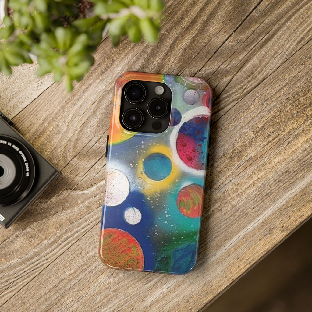 Galaxy Planets Themed Tough Phone Case (various phone options)