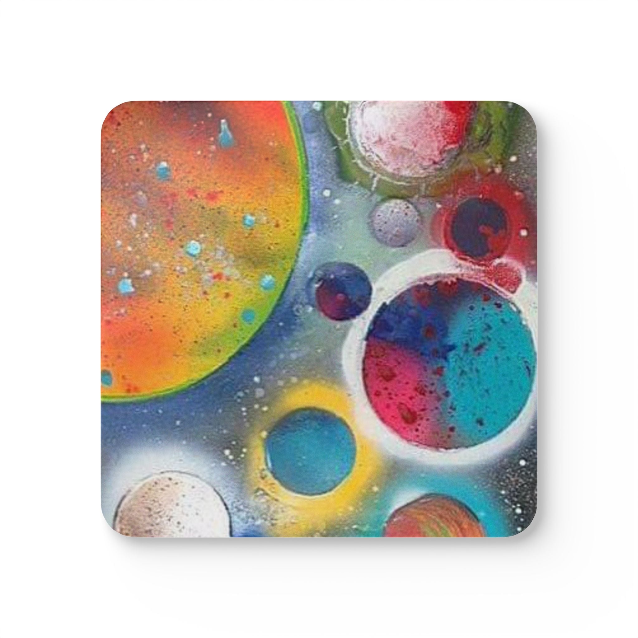 Galaxy Planets Art Coasters (Set of 4)