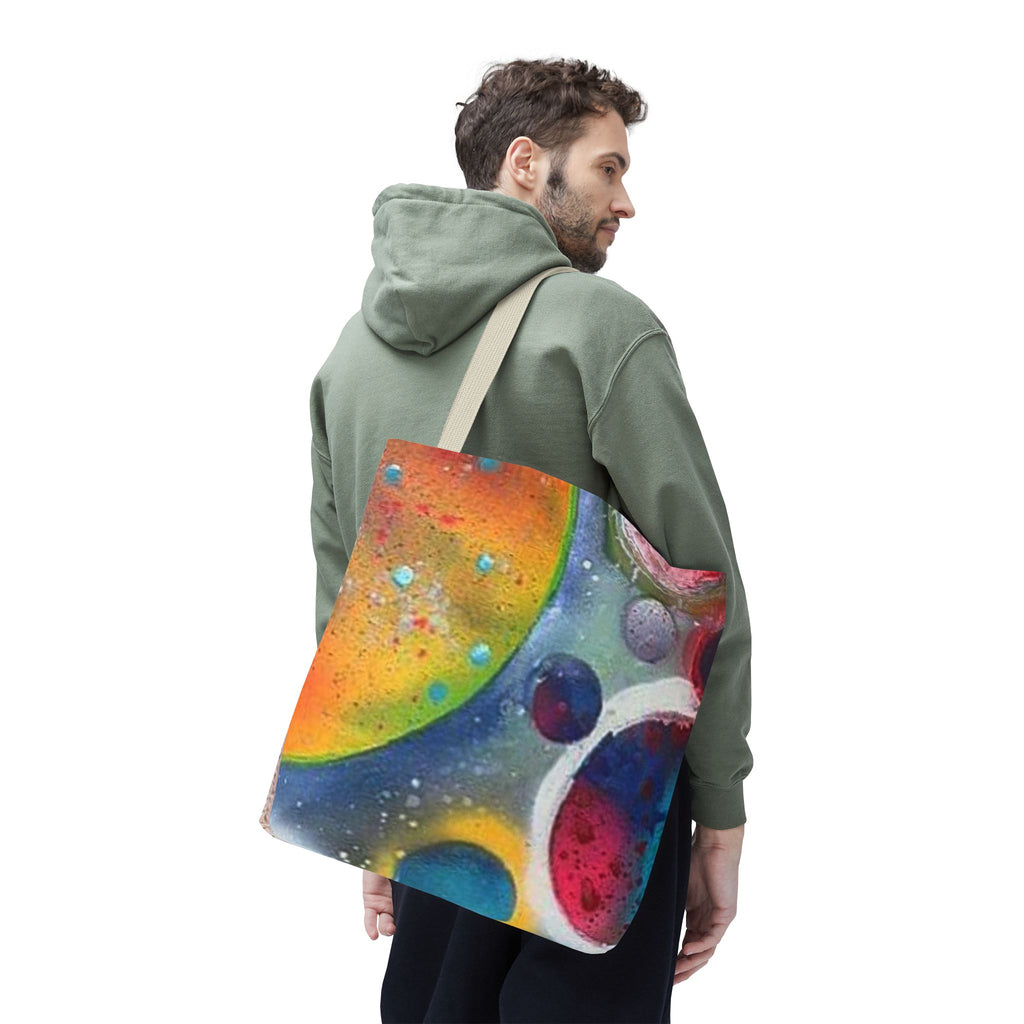Galaxy Planets Tote Bag