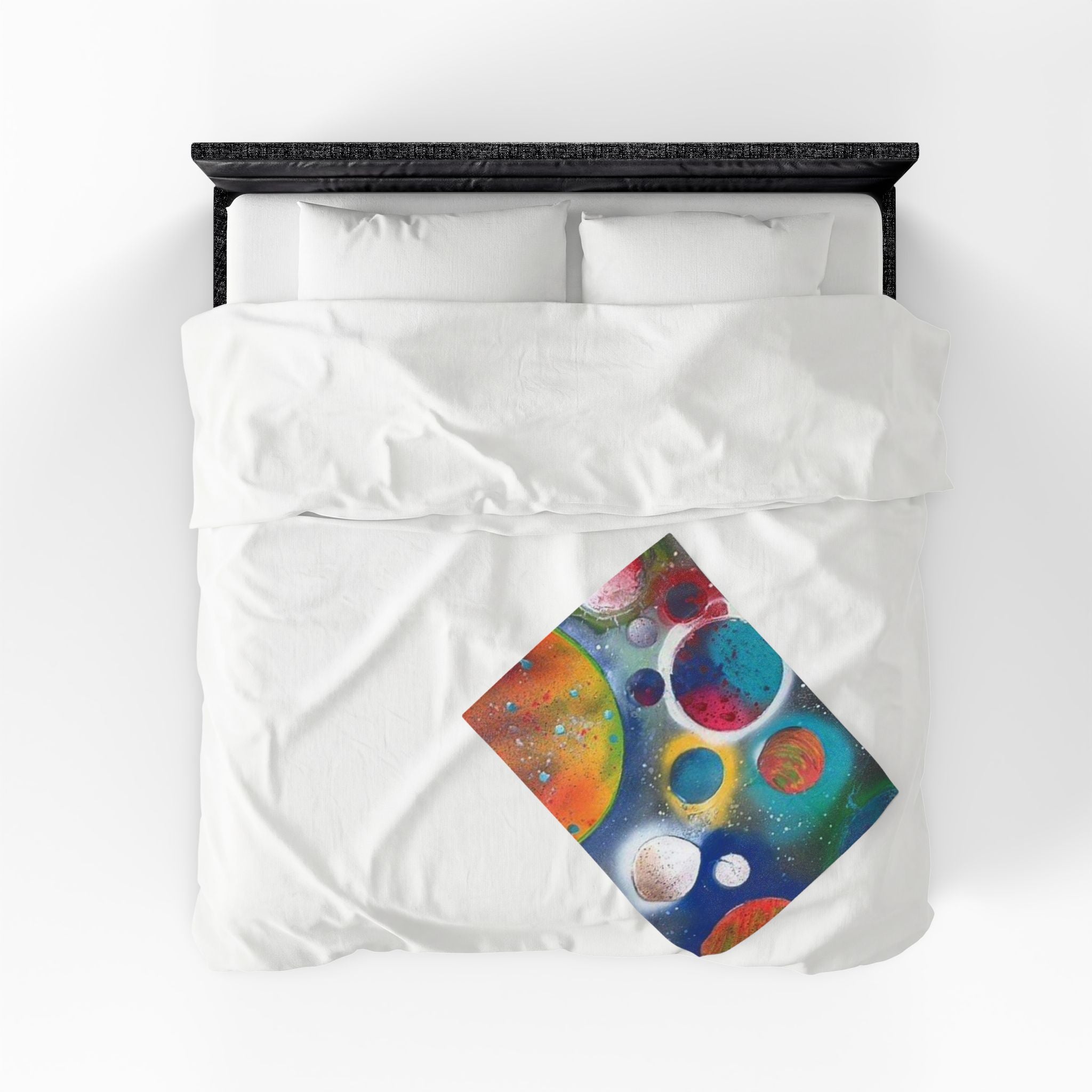Galaxy Planets Plush Blanket