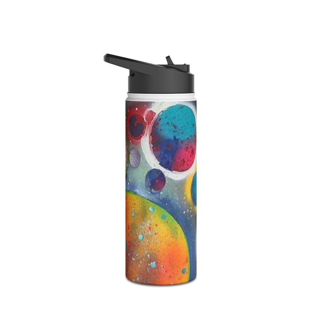 Galaxy Planets Stainless Steel Water Bottle