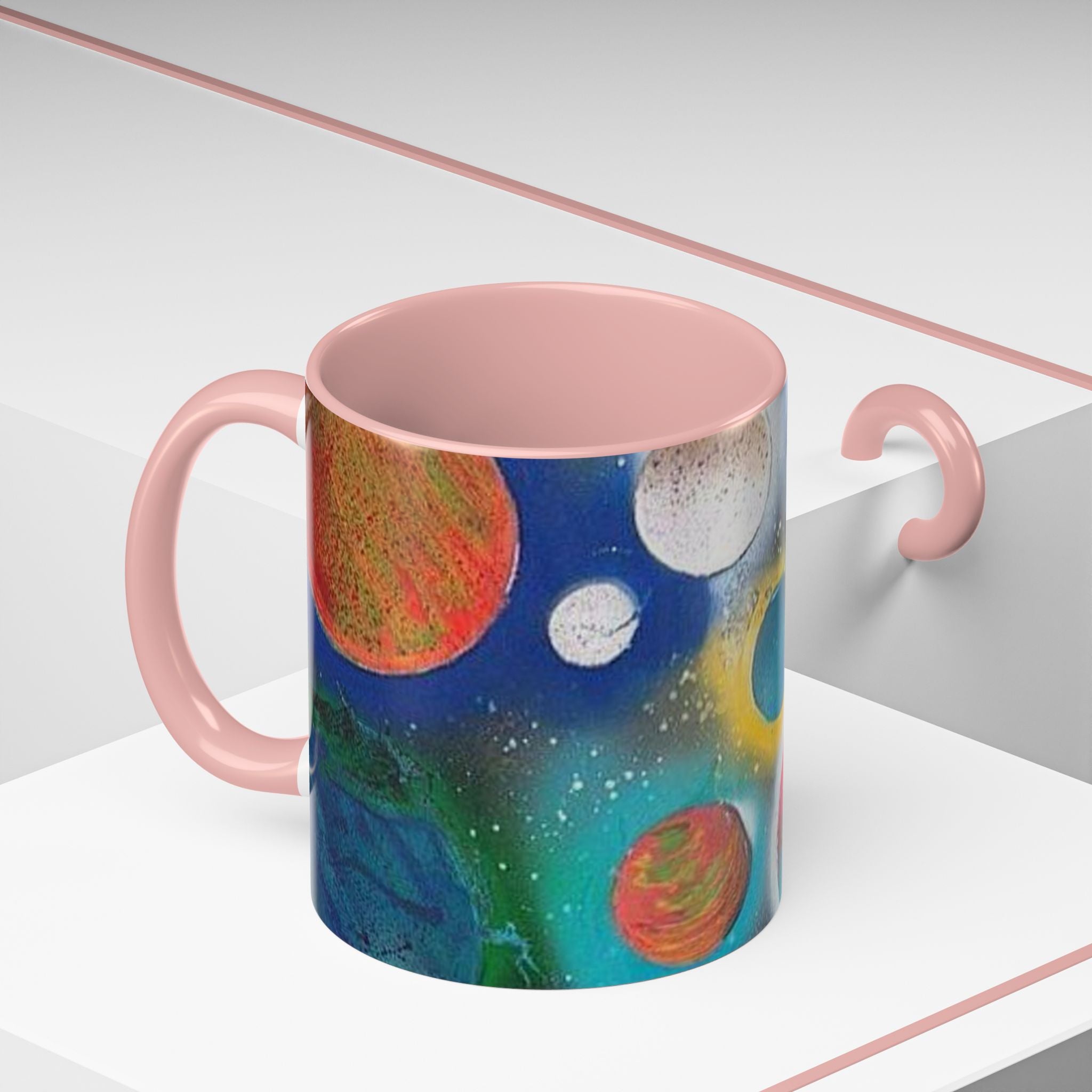 Galaxy Planets Accent Coffee Mug (11/15oz)