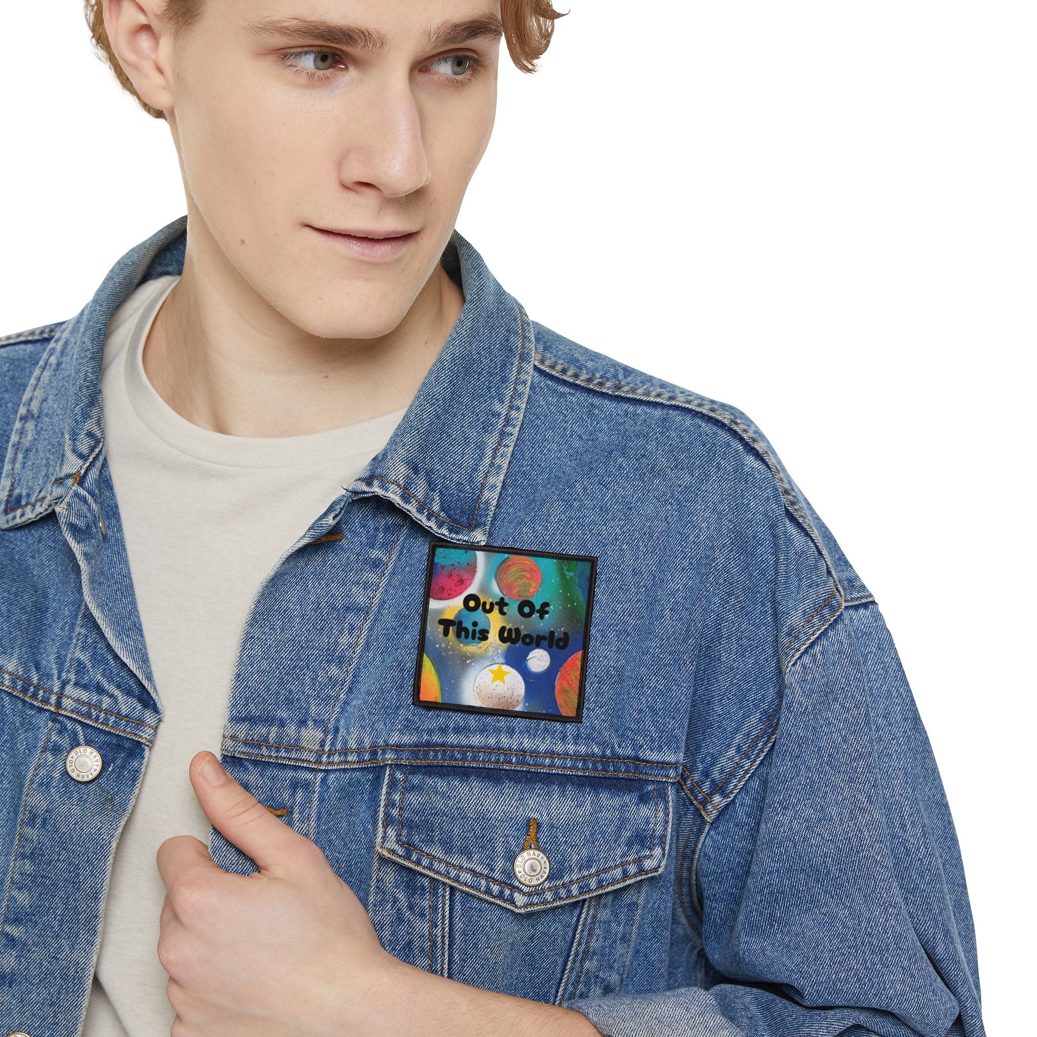 Galaxy Planets "Out Of This World" Iron-On Patch