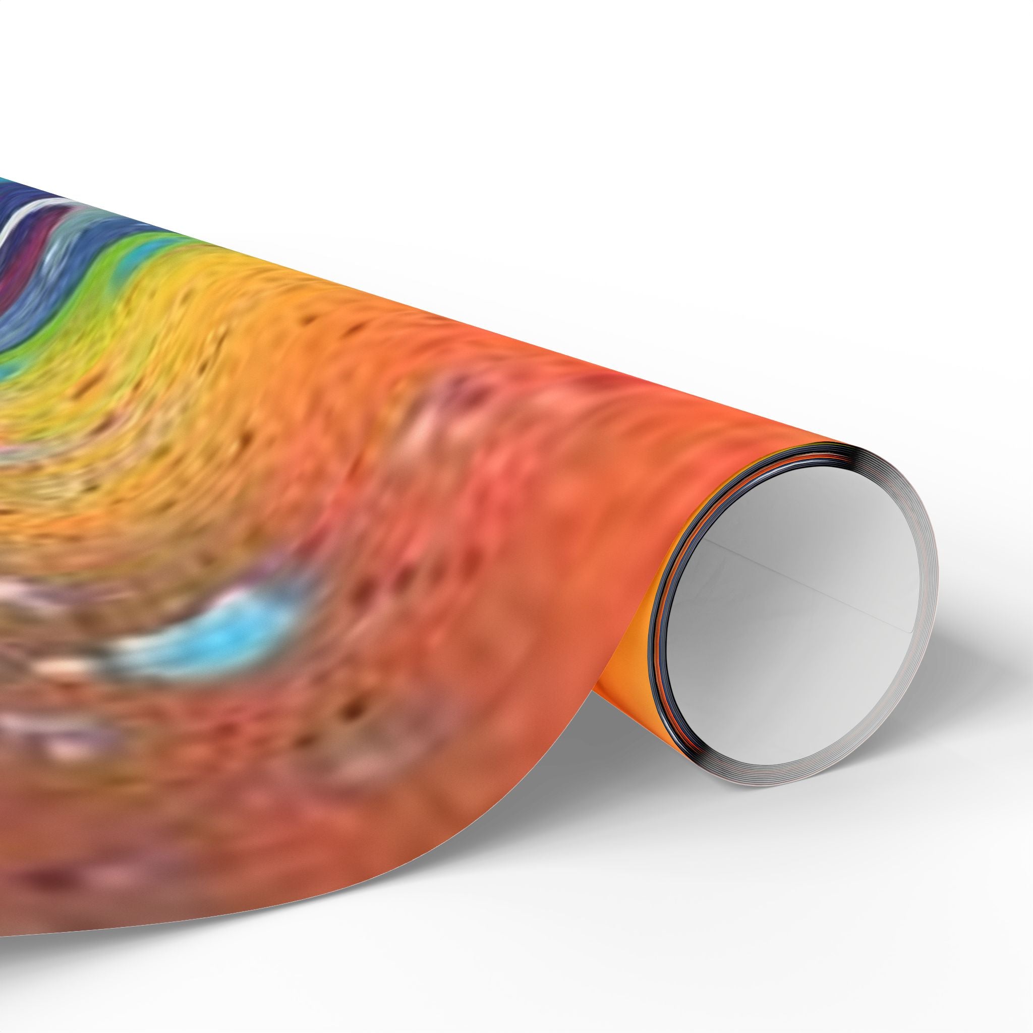 Galaxy Planets Print Wrapping Paper