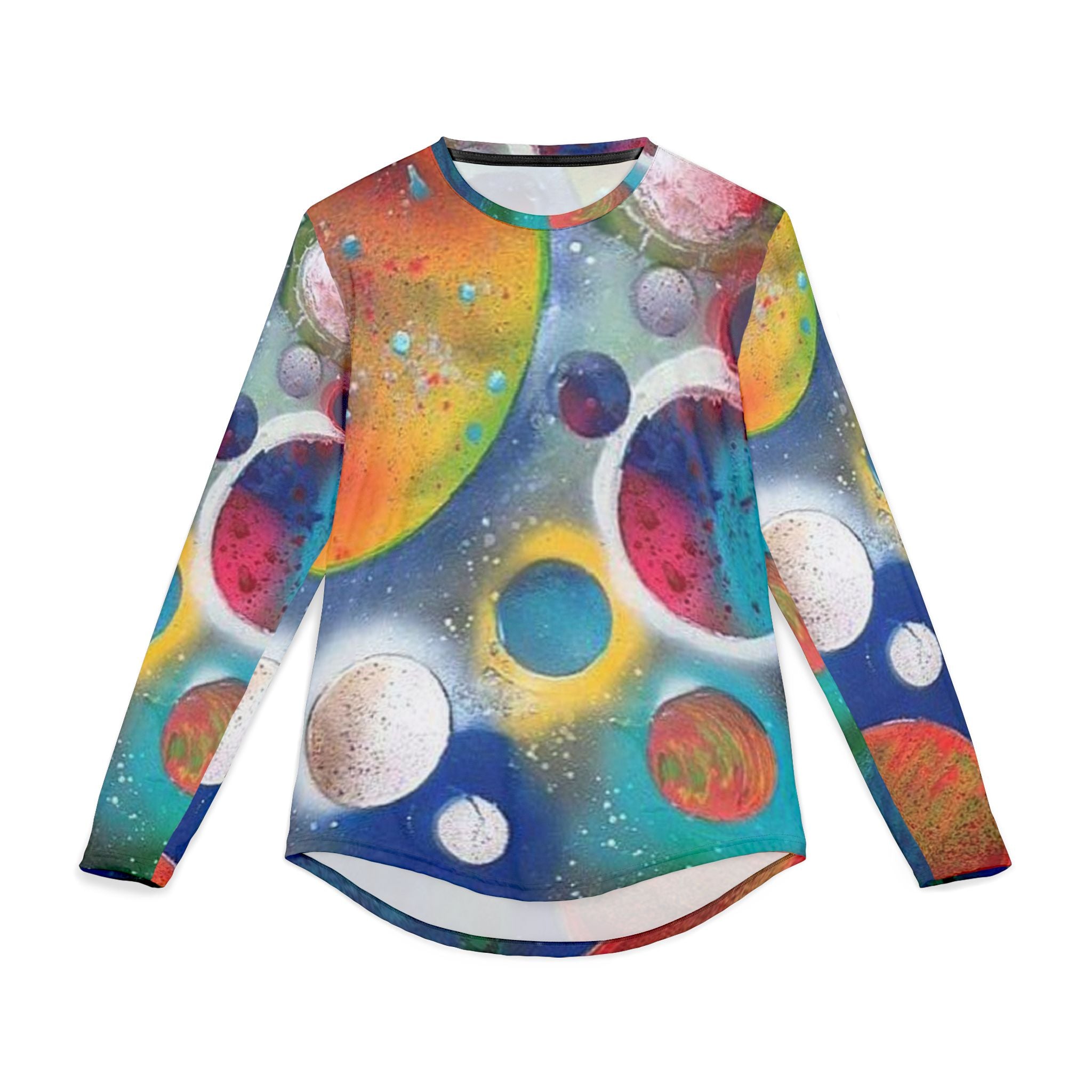 Galaxy Planets Long Sleeve Men's UV Protection Shirt