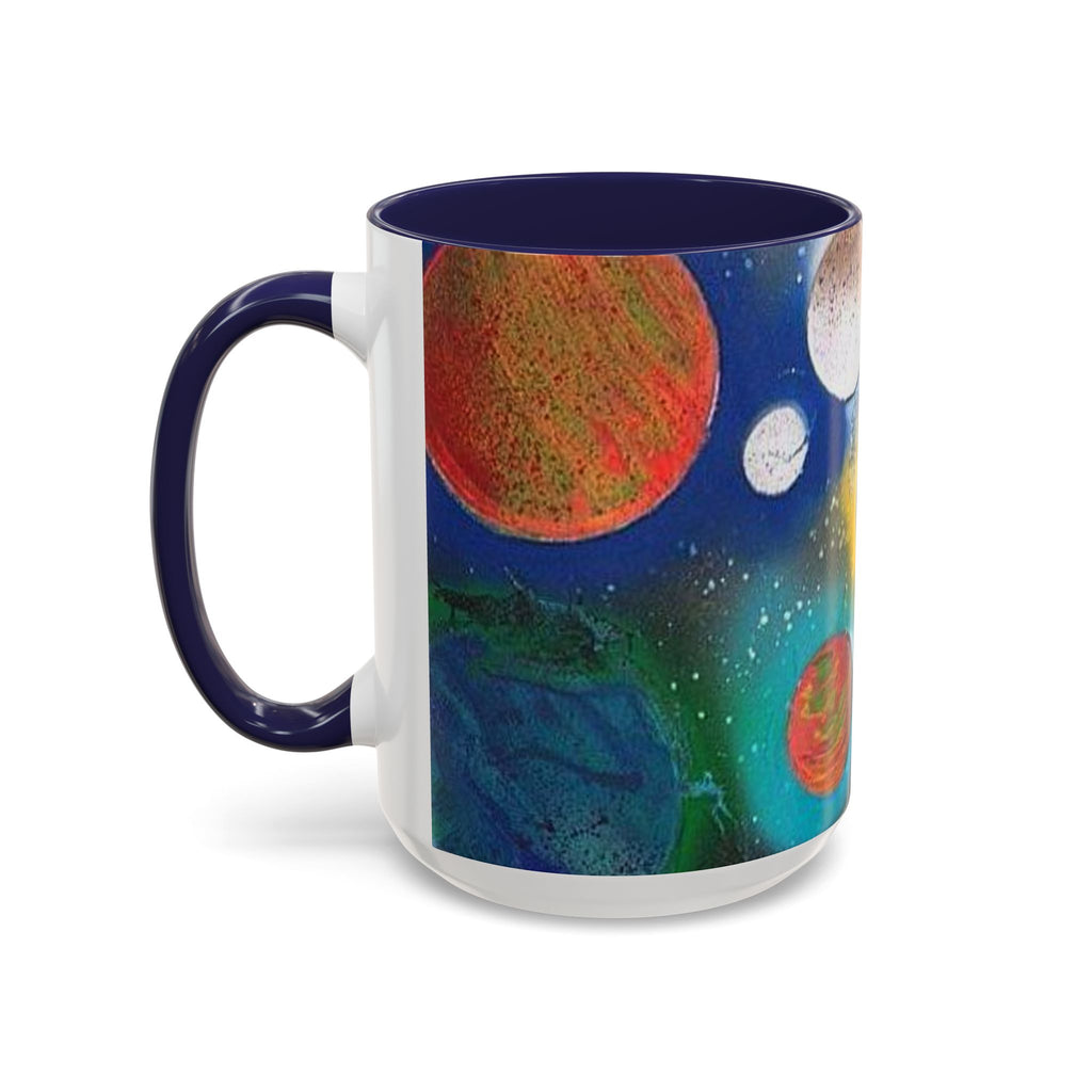 Galaxy Planets Accent Coffee Mug (11/15oz)