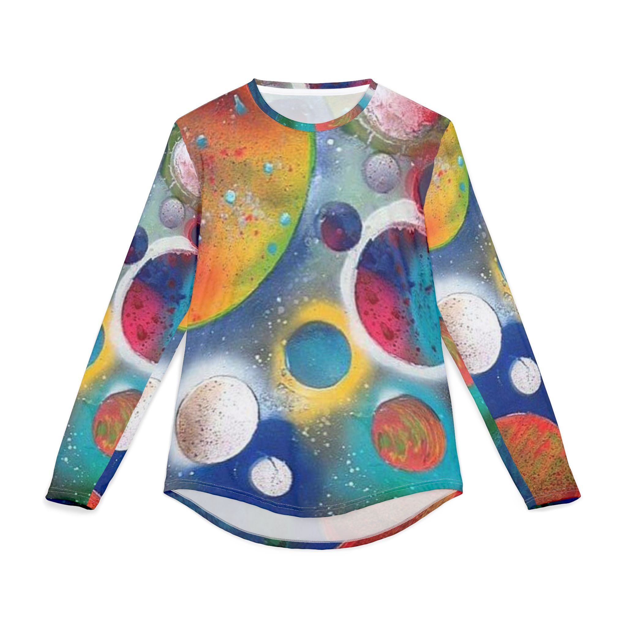 Galaxy Planets Long Sleeve Men's UV Protection Shirt