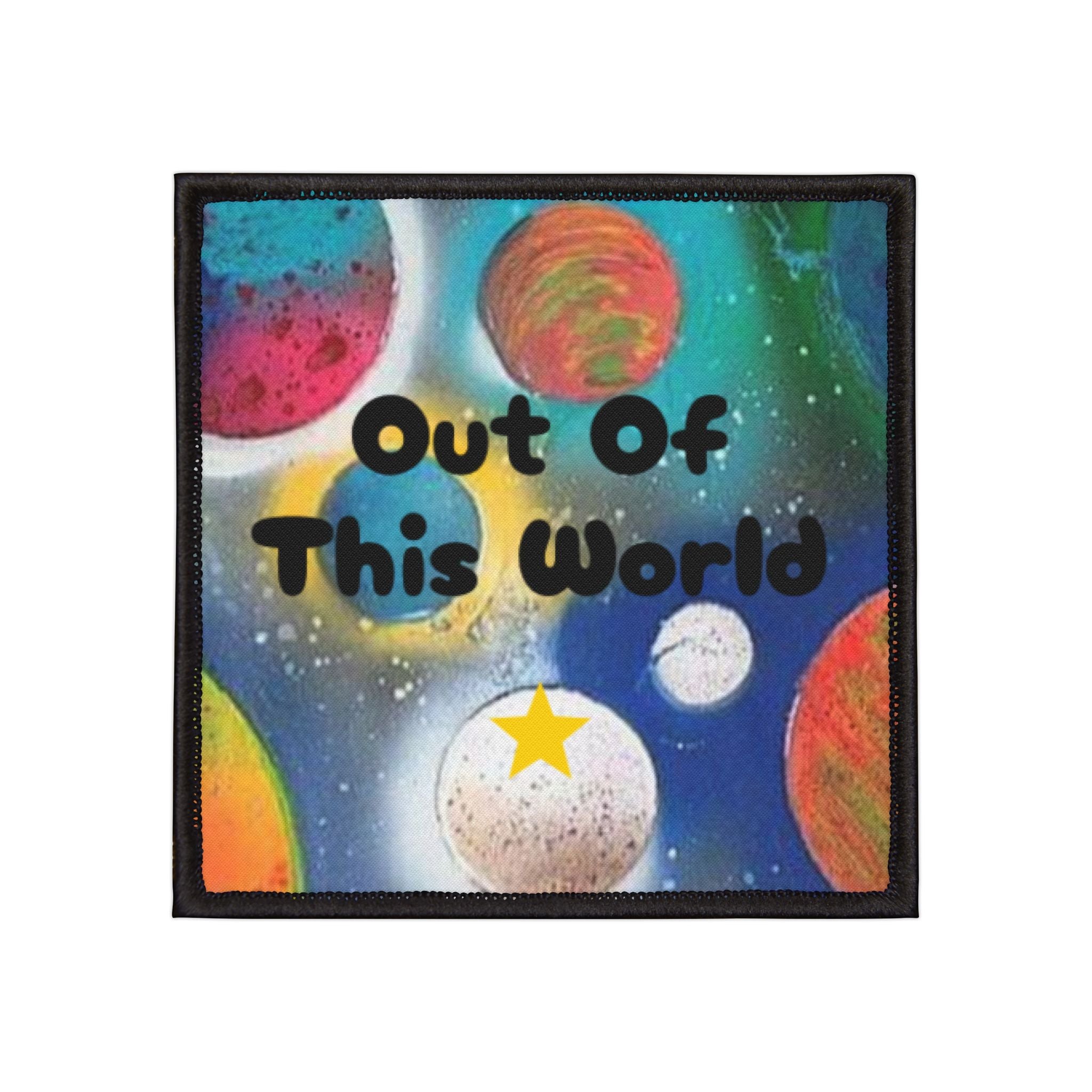 Galaxy Planets "Out Of This World" Iron-On Patch