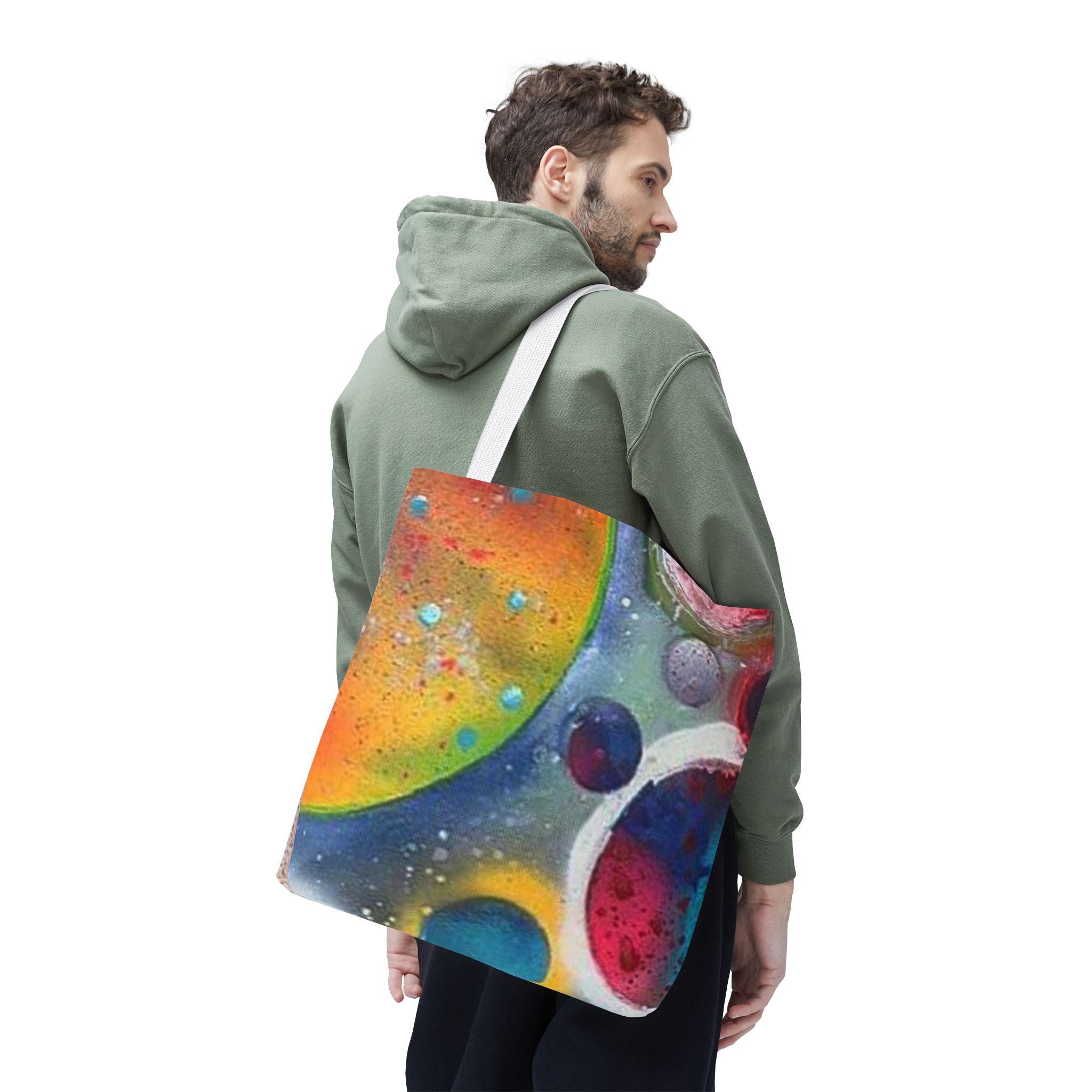 Galaxy Planets Tote Bag