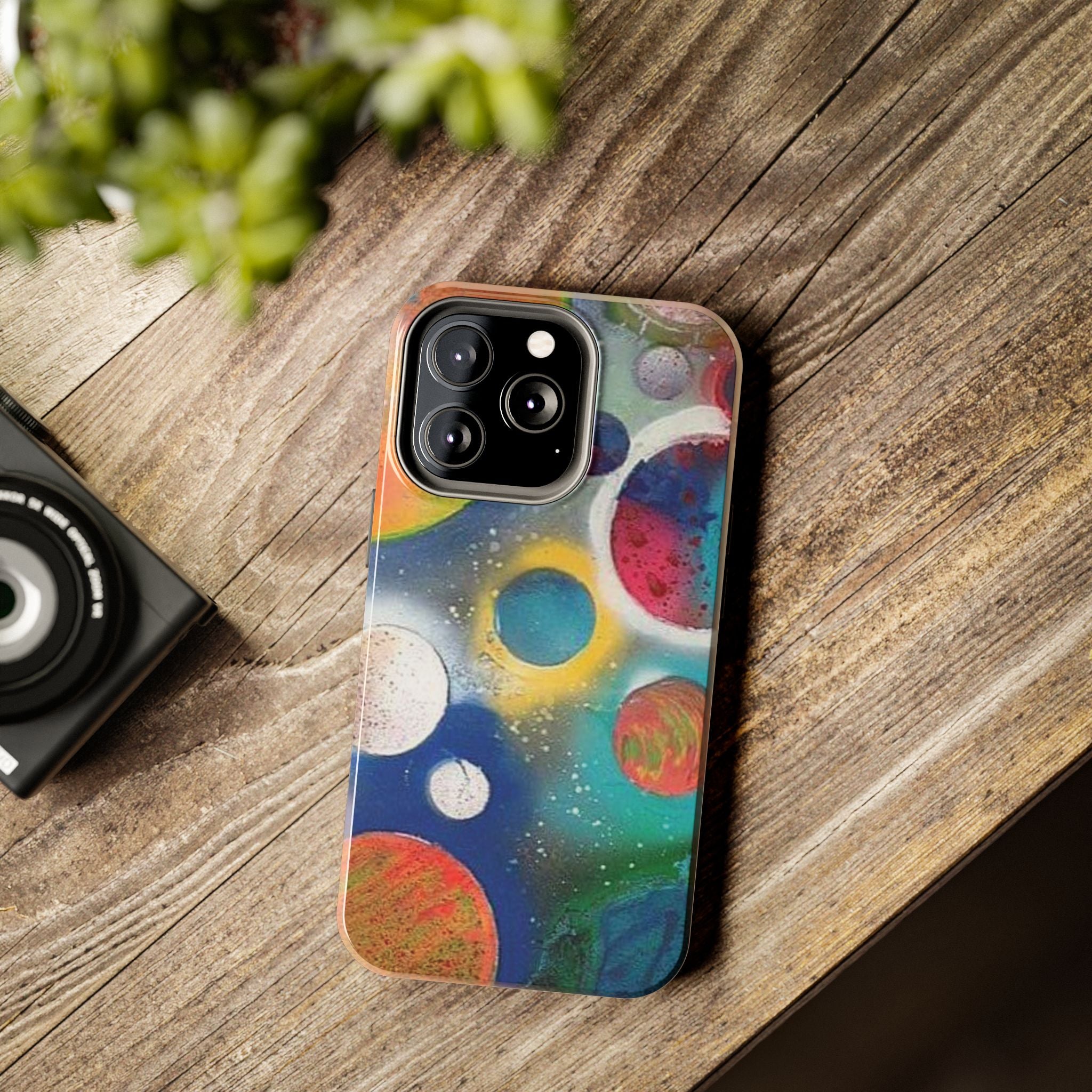Galaxy Planets Themed Tough Phone Case (various phone options)
