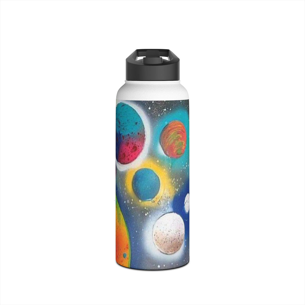 Galaxy Planets Stainless Steel Water Bottle
