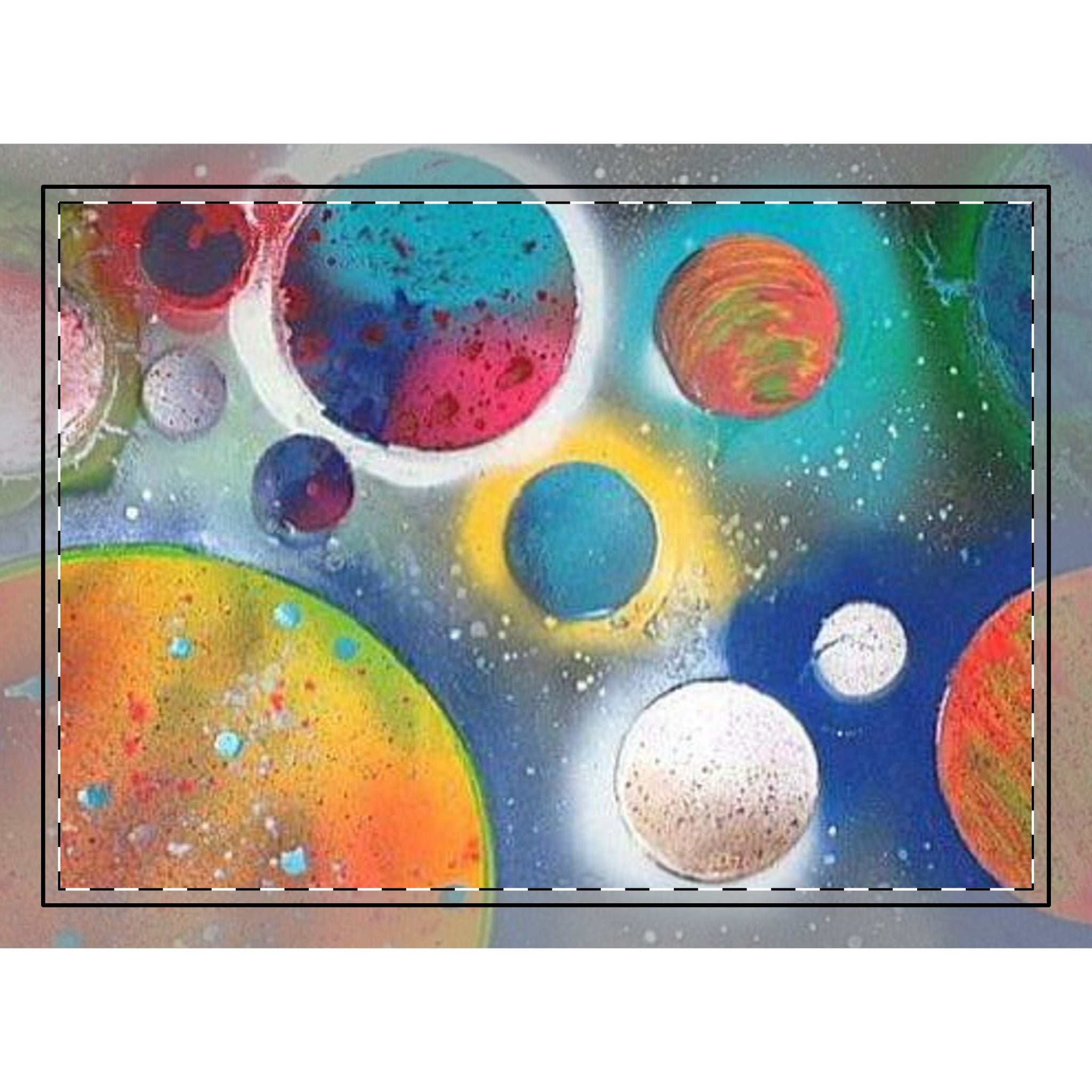 Galaxy Planets Rug