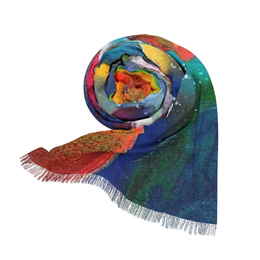 Galaxy Planets Light Scarf