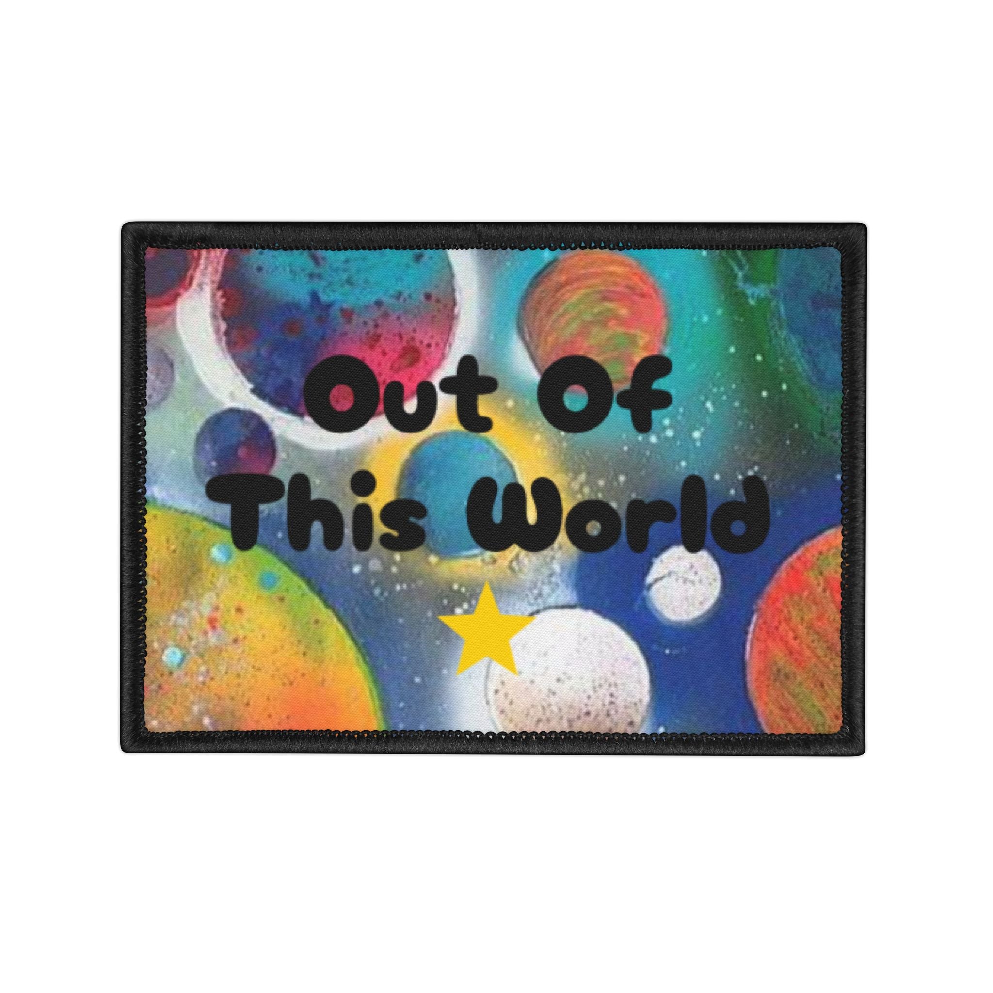 Galaxy Planets "Out Of This World" Iron-On Patch