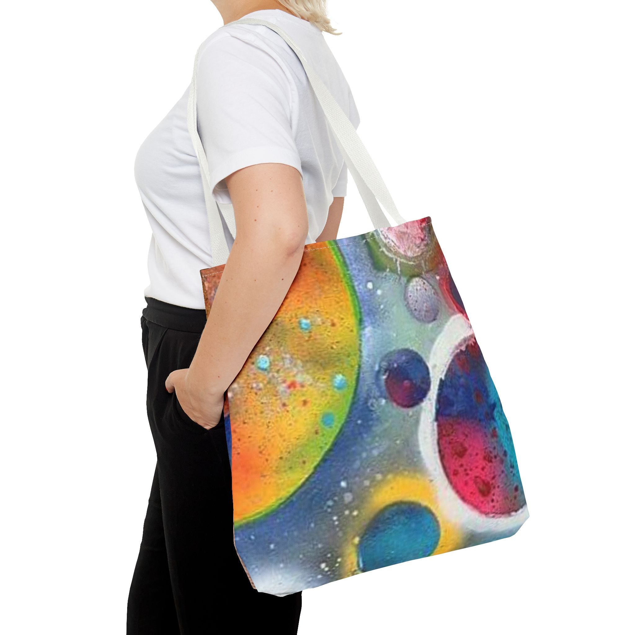 Galaxy Planets Tote Bag