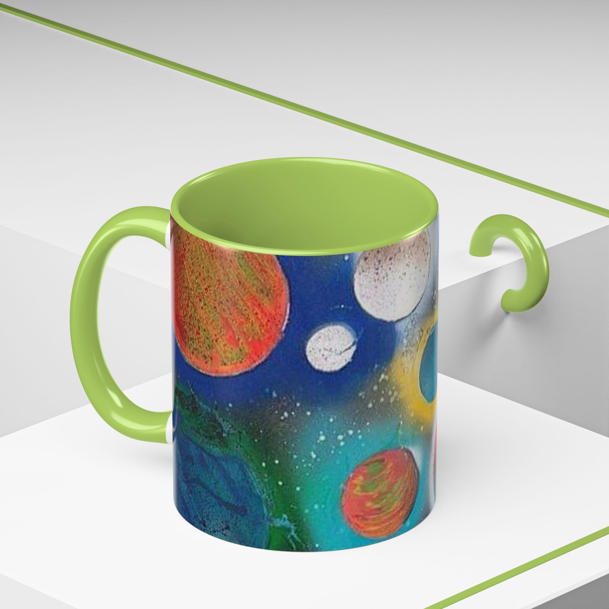 Galaxy Planets Accent Coffee Mug (11/15oz)