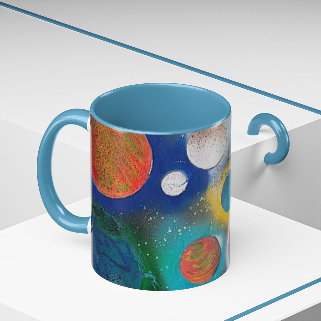 Galaxy Planets Accent Coffee Mug (11/15oz)
