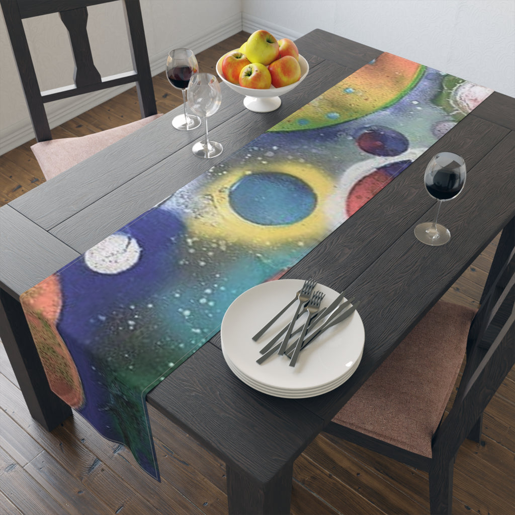 Galaxy Planets Table Runner