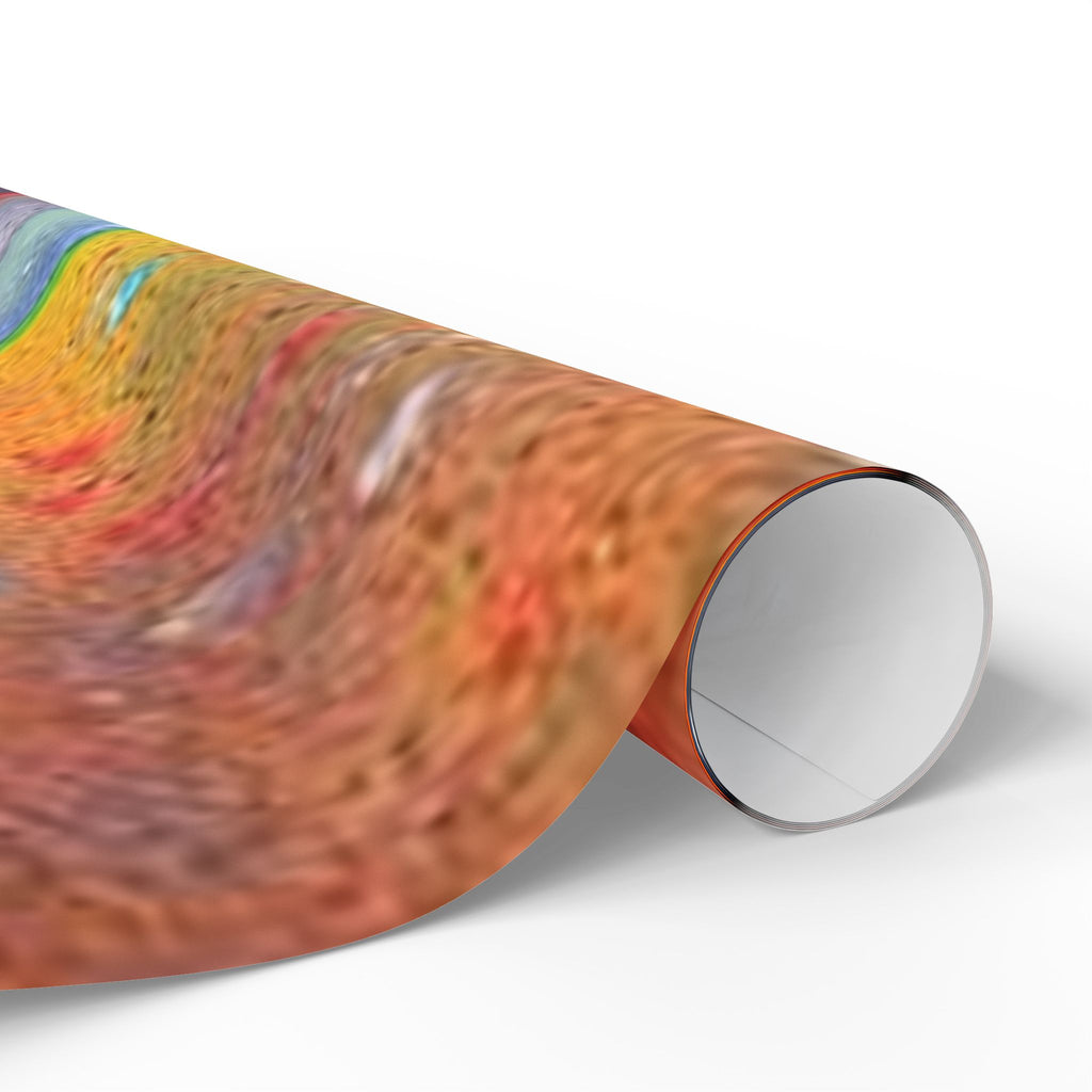 Galaxy Planets Print Wrapping Paper