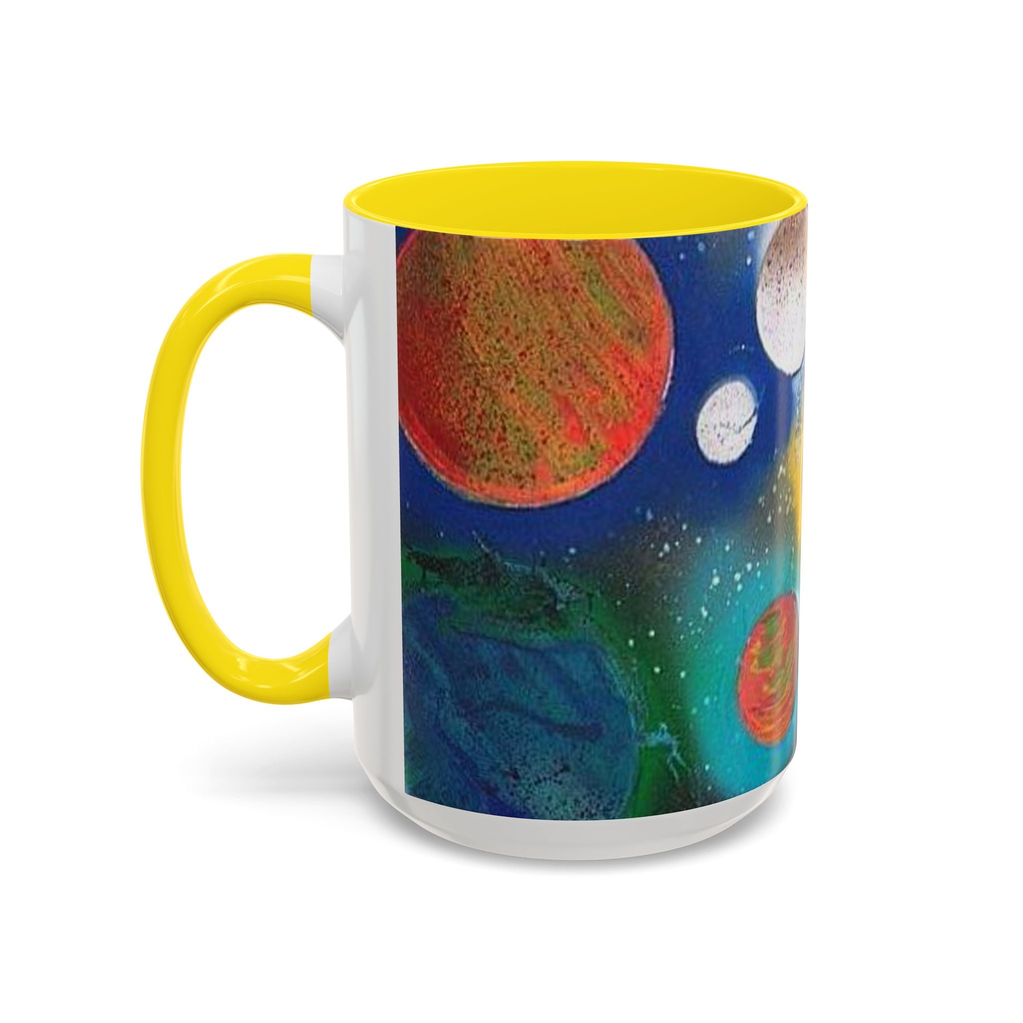 Galaxy Planets Accent Coffee Mug (11/15oz)