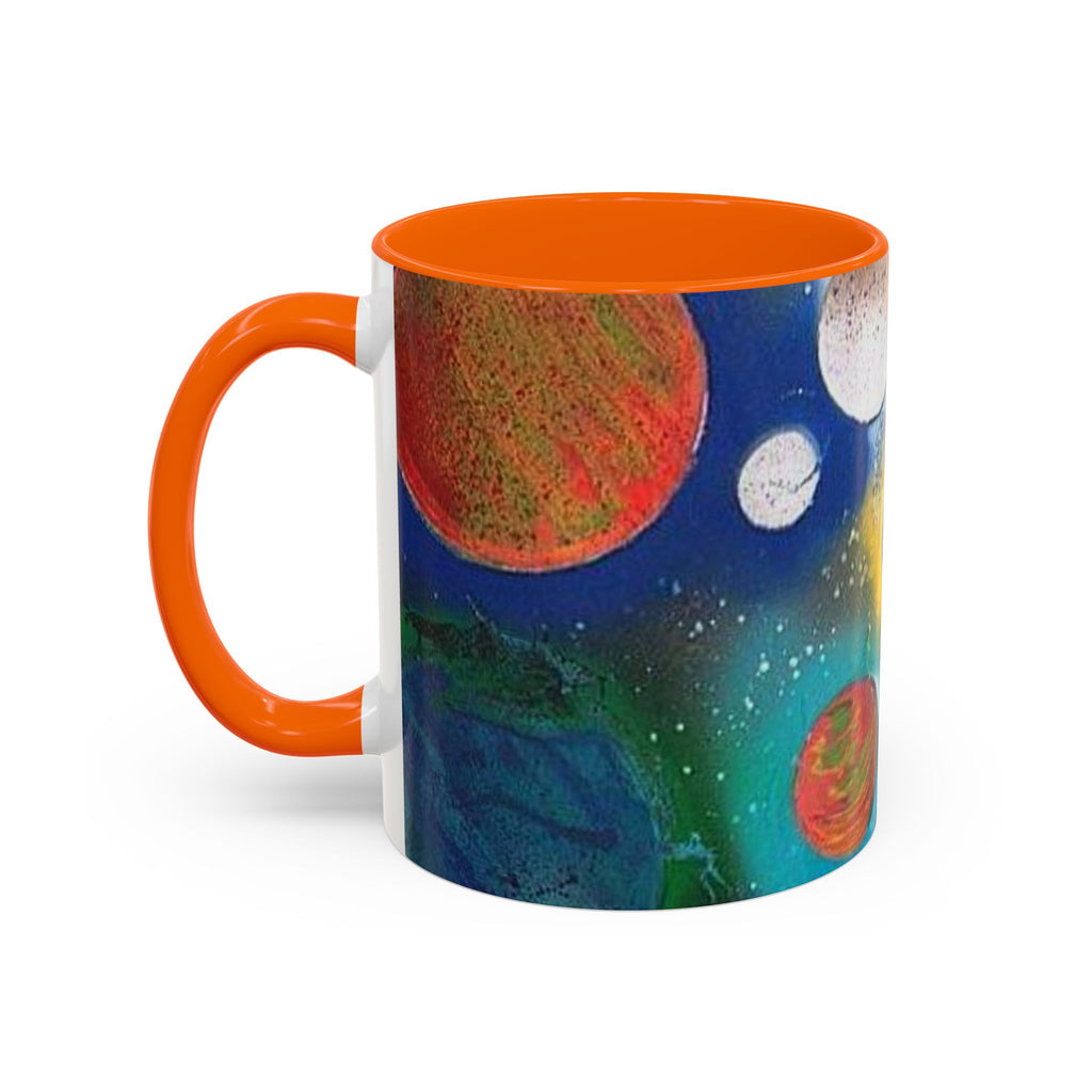 Galaxy Planets Accent Coffee Mug (11/15oz)