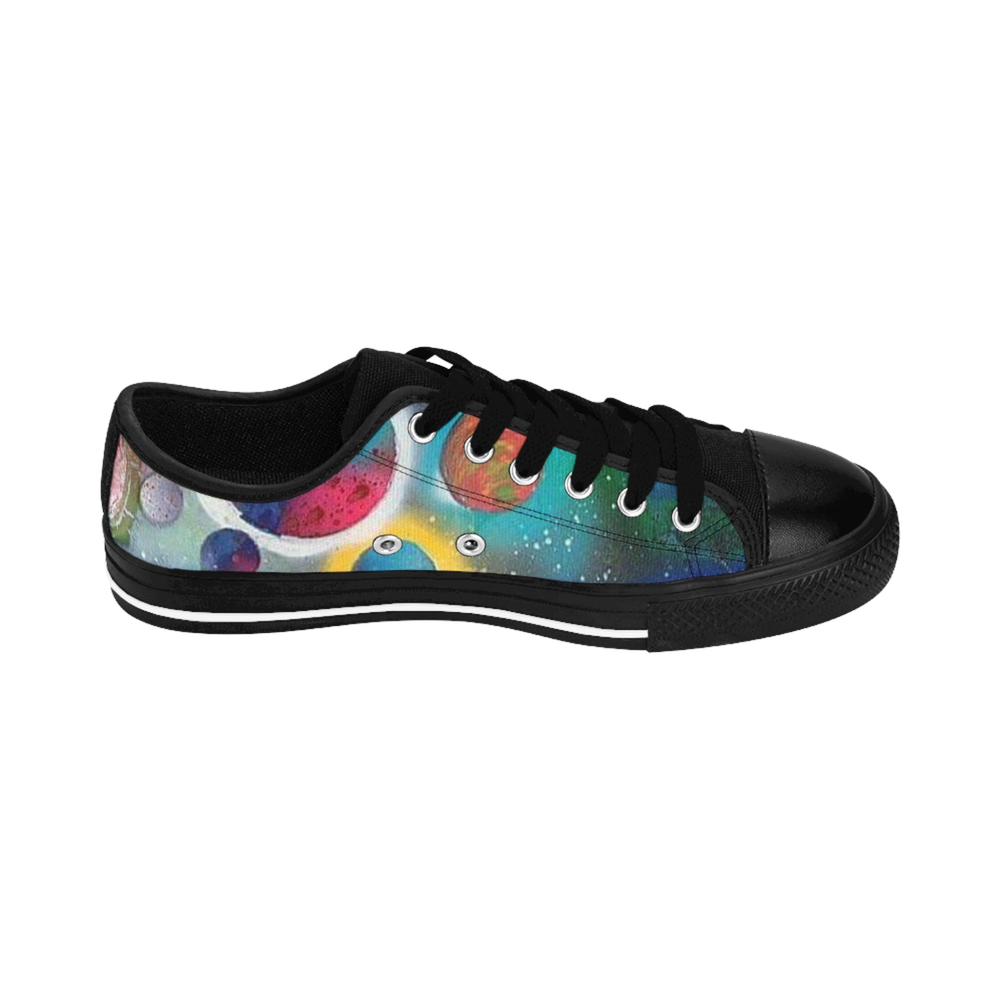 Galaxy Planets Men's Low-Top Sneakers