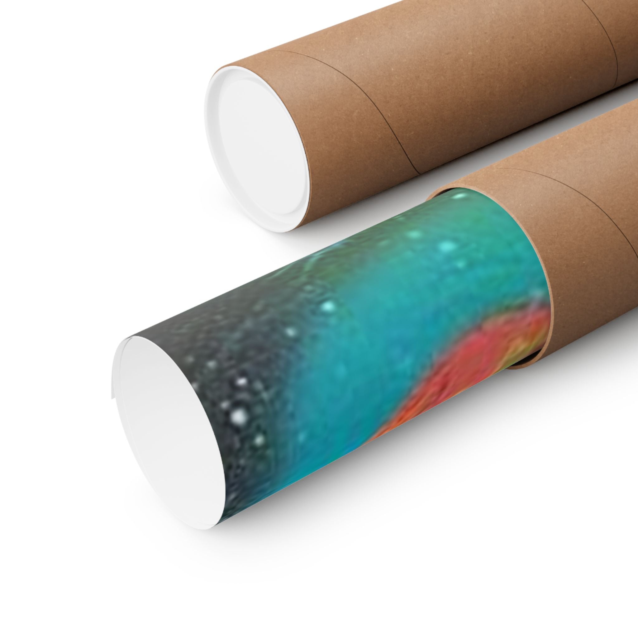 Galaxy Planets Print Matte Vertical Poster