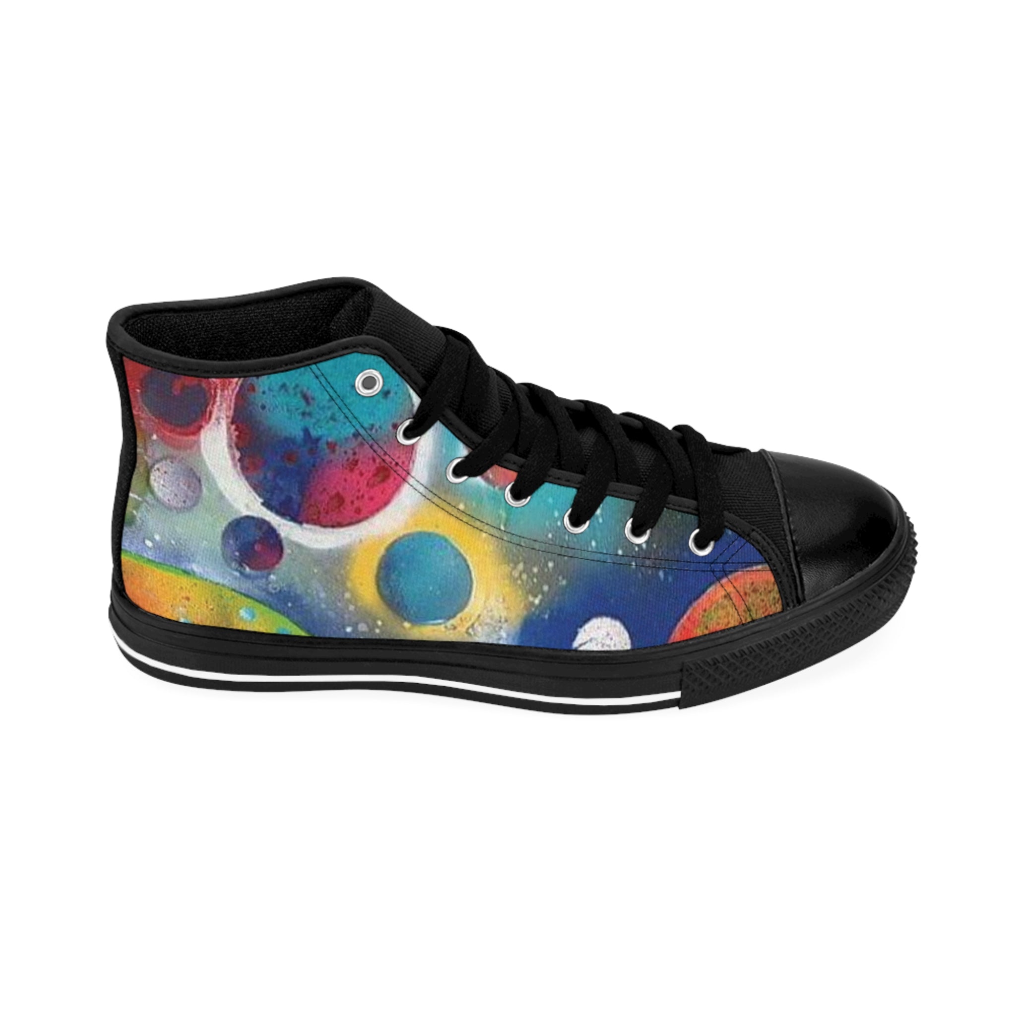 Galaxy Planets Women's High-Top Sneakers
