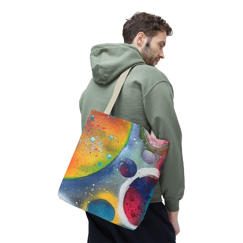 Galaxy Planets Tote Bag