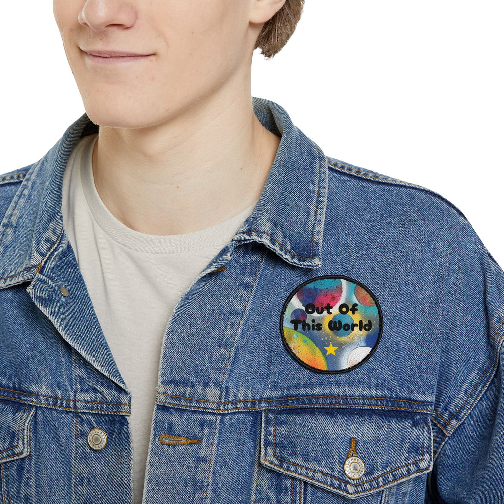 Galaxy Planets "Out Of This World" Iron-On Patch