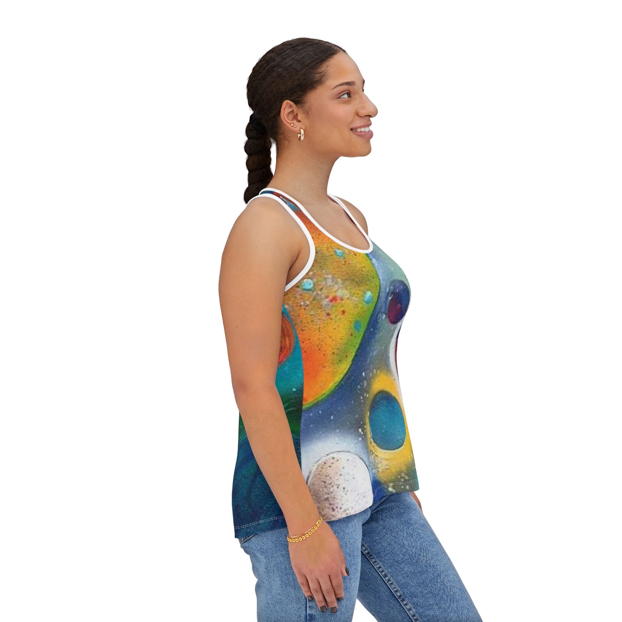Galaxy Planets Women's Tank Top