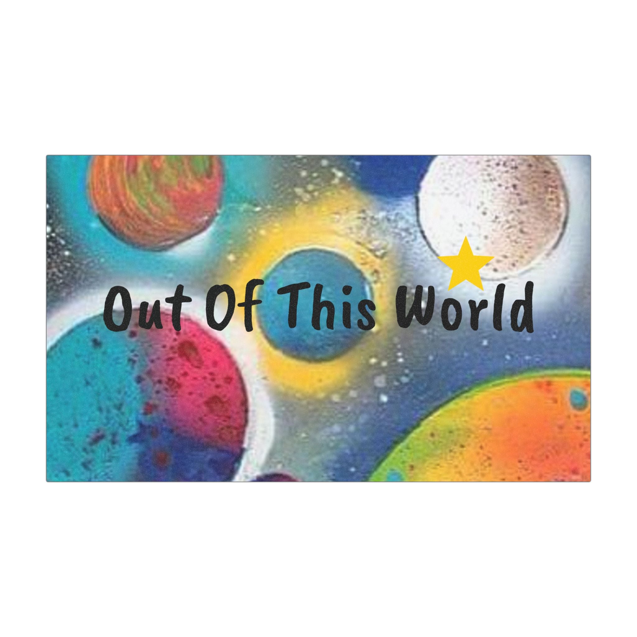 Galaxy Planets "Out of This World" Car Magnet