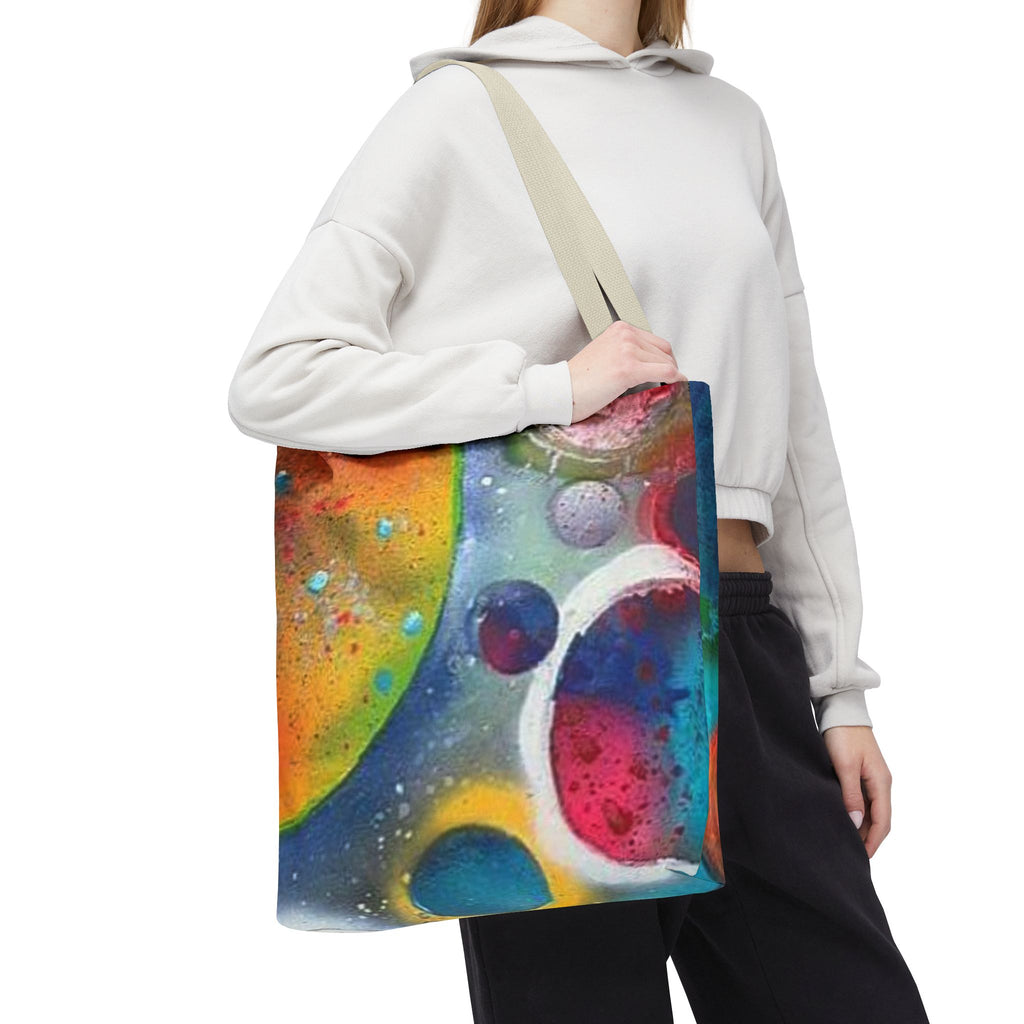 Galaxy Planets Tote Bag