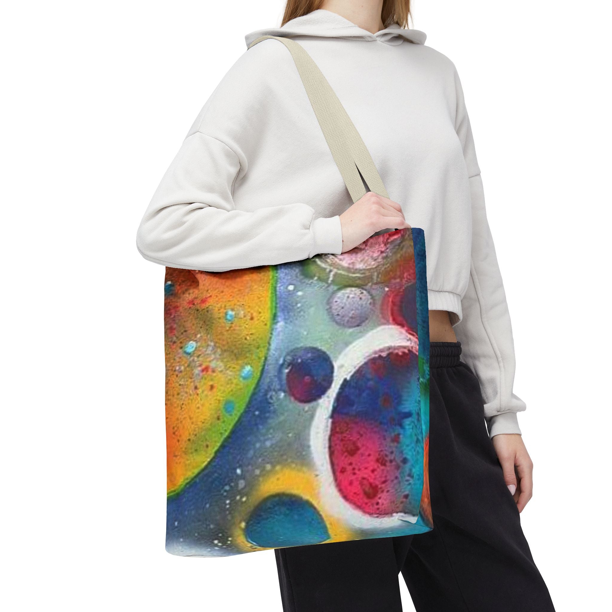 Galaxy Planets Tote Bag