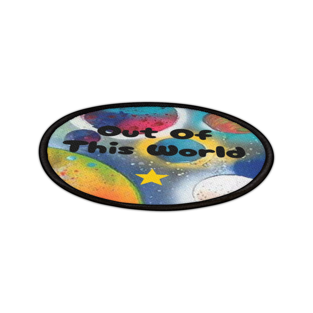 Galaxy Planets "Out Of This World" Iron-On Patch