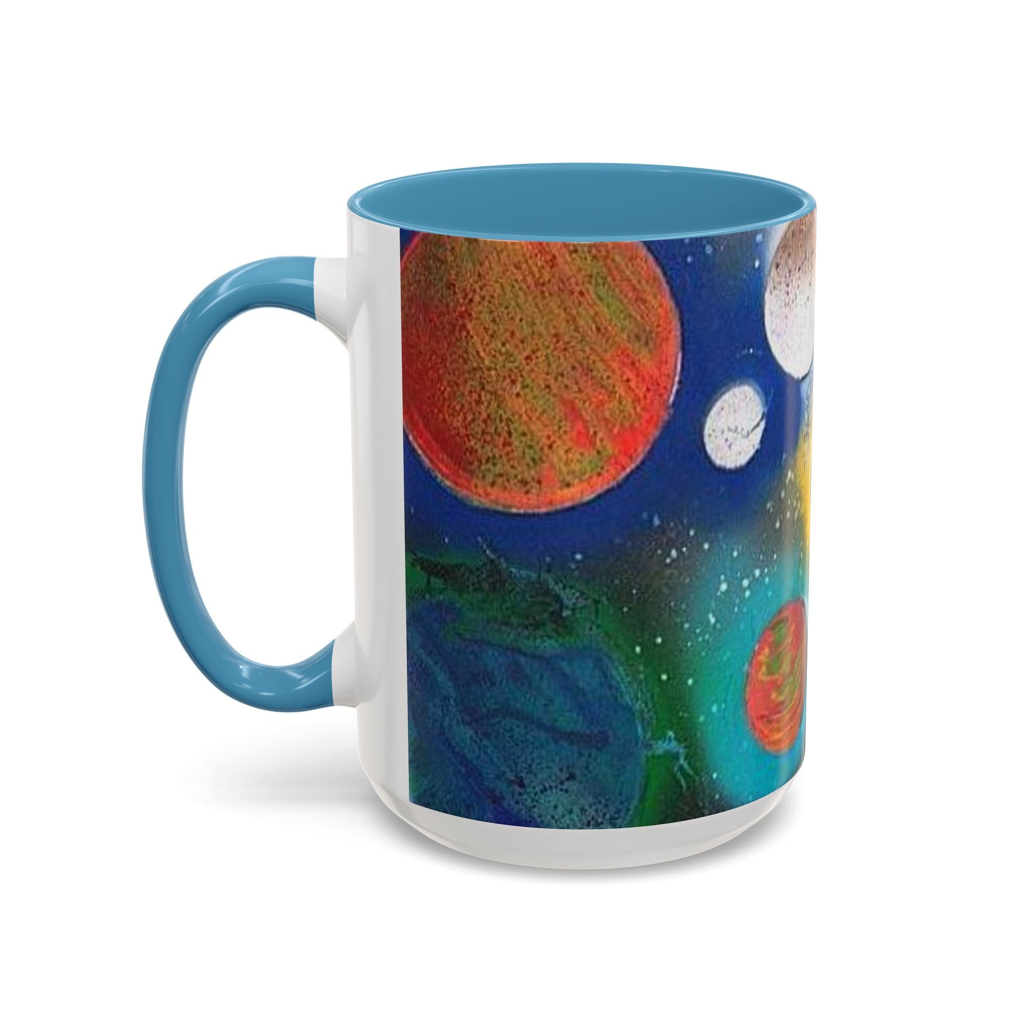 Galaxy Planets Accent Coffee Mug (11/15oz)