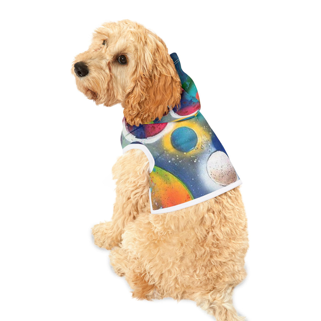Galaxy Planets Pet Hoodie