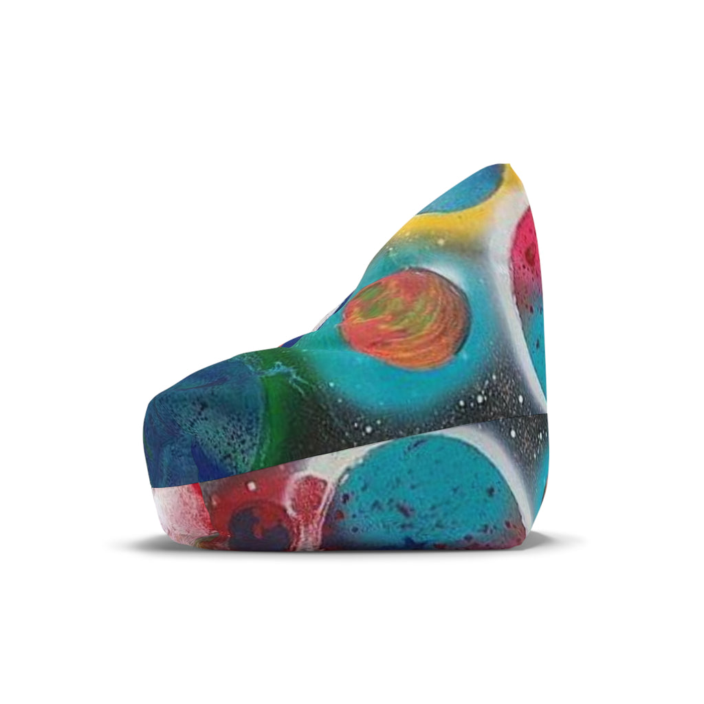 Galaxy Planets Bean Bag Slip Cover