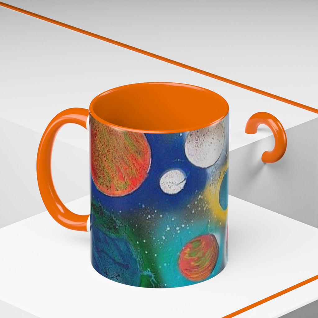 Galaxy Planets Accent Coffee Mug (11/15oz)