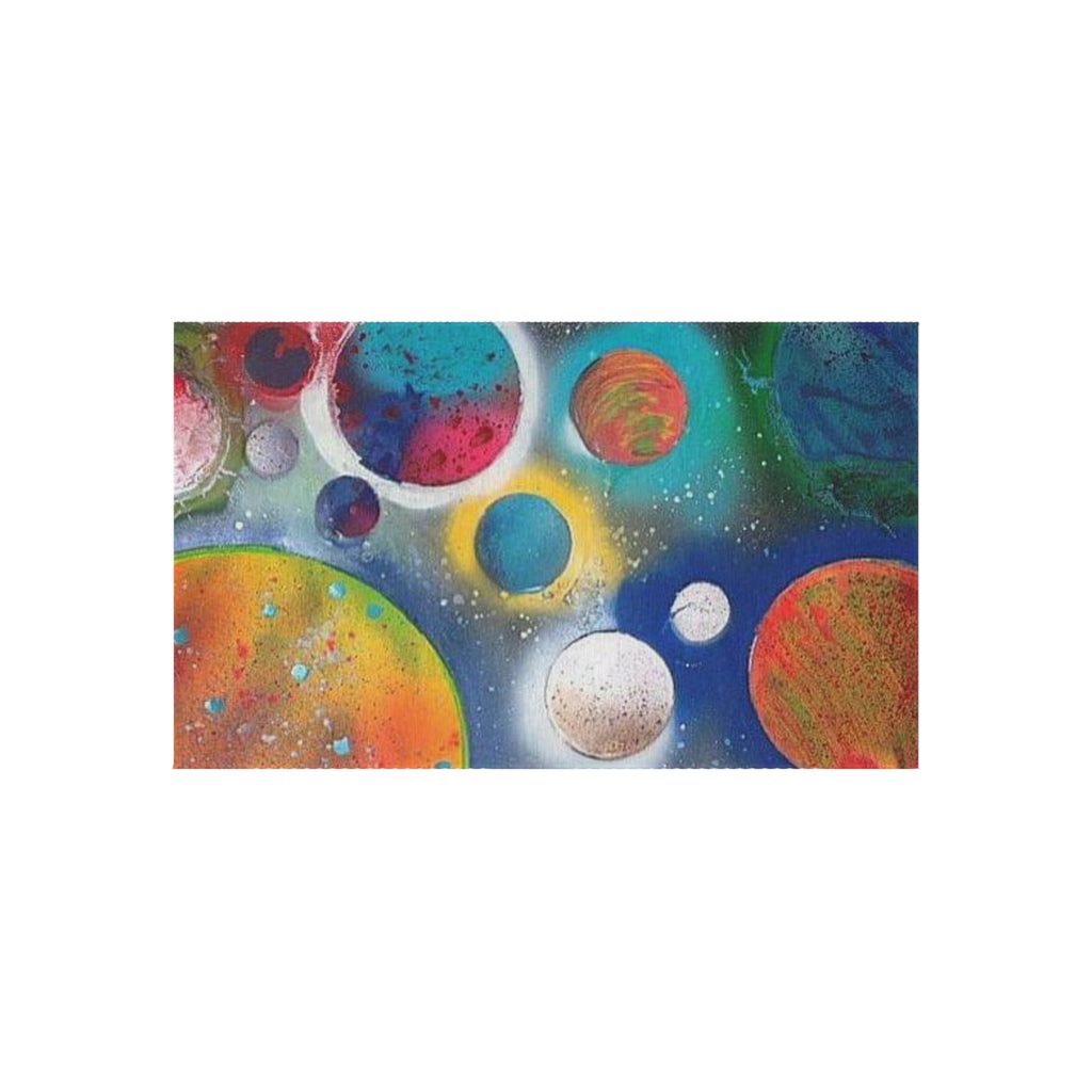 Galaxy Planets Outdoor Rug