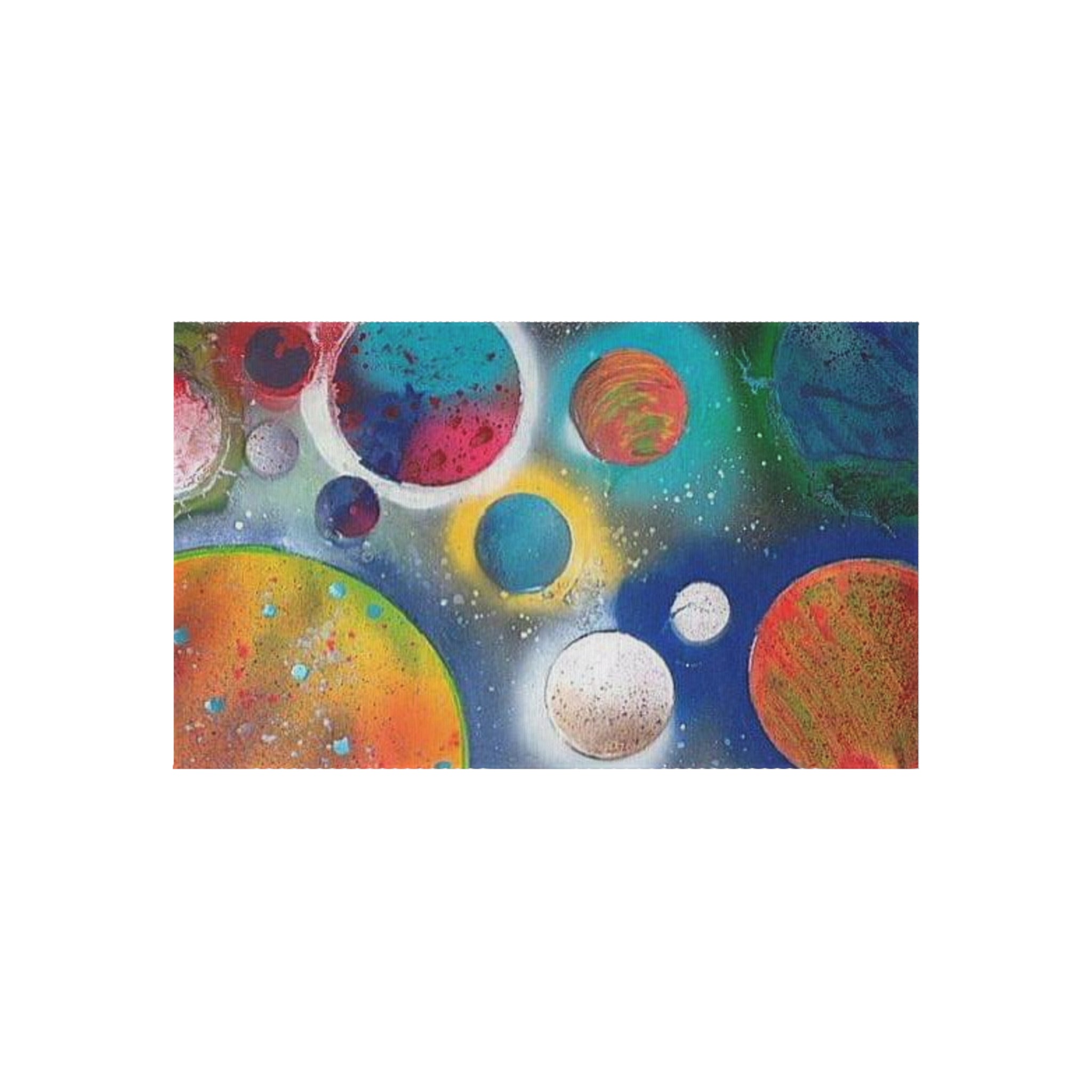 Galaxy Planets Outdoor Rug