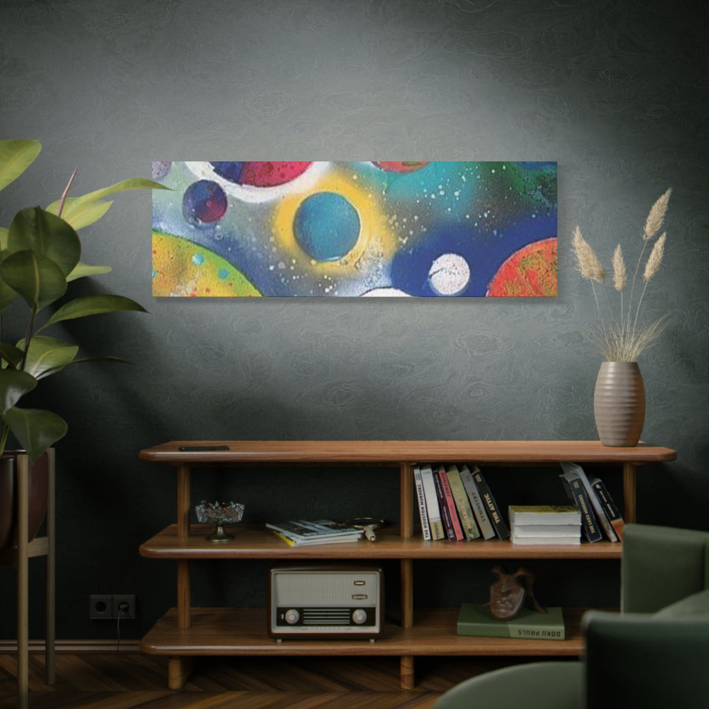 Galaxy Planets Art Print Matte Canvas