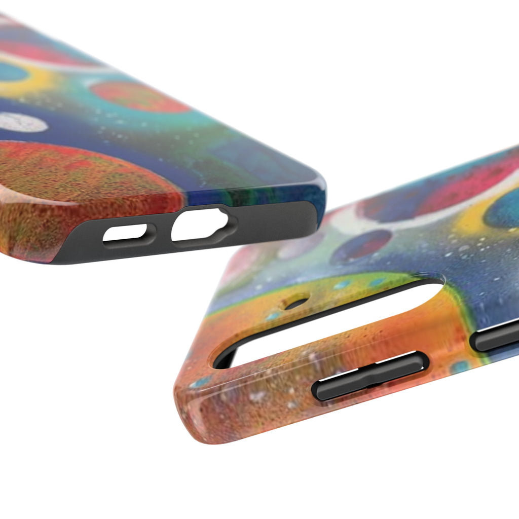 Galaxy Planets Themed Tough Phone Case (various phone options)
