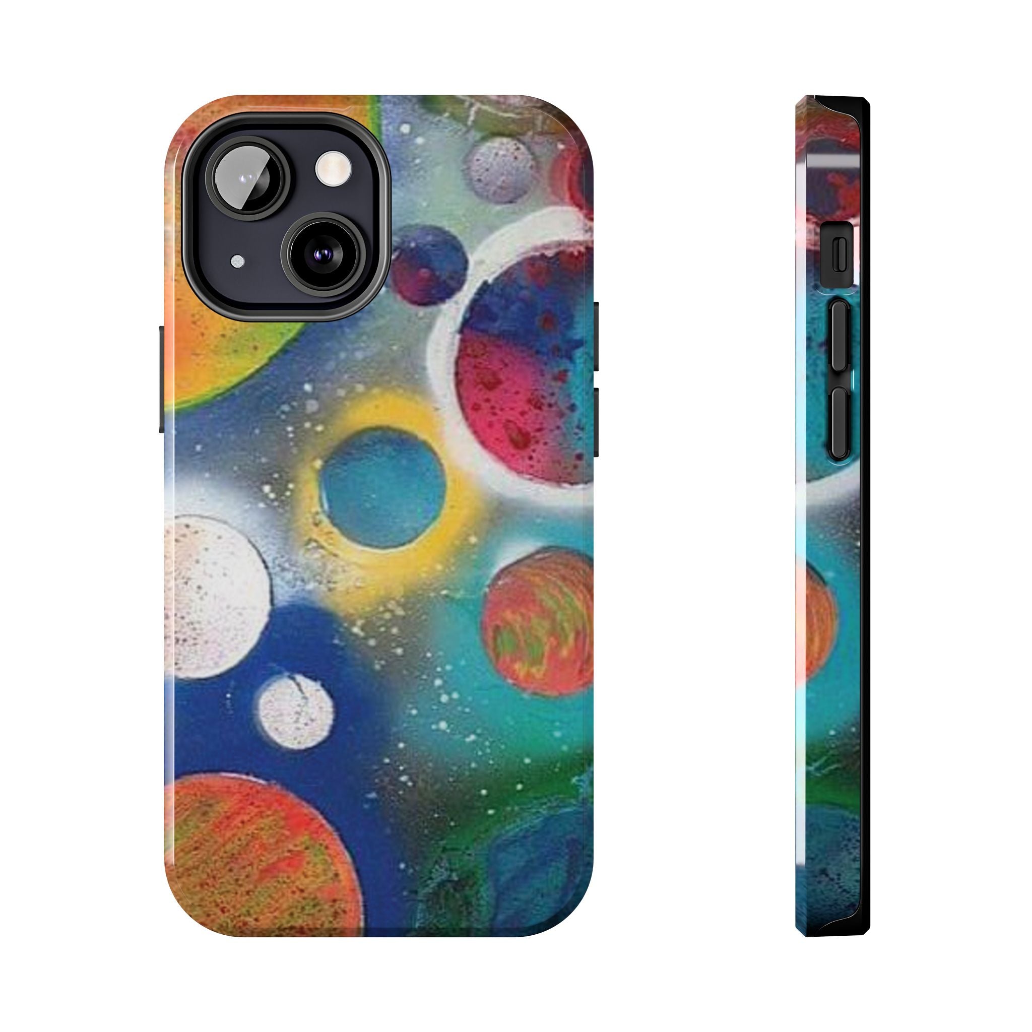 Galaxy Planets Themed Tough Phone Case (various phone options)