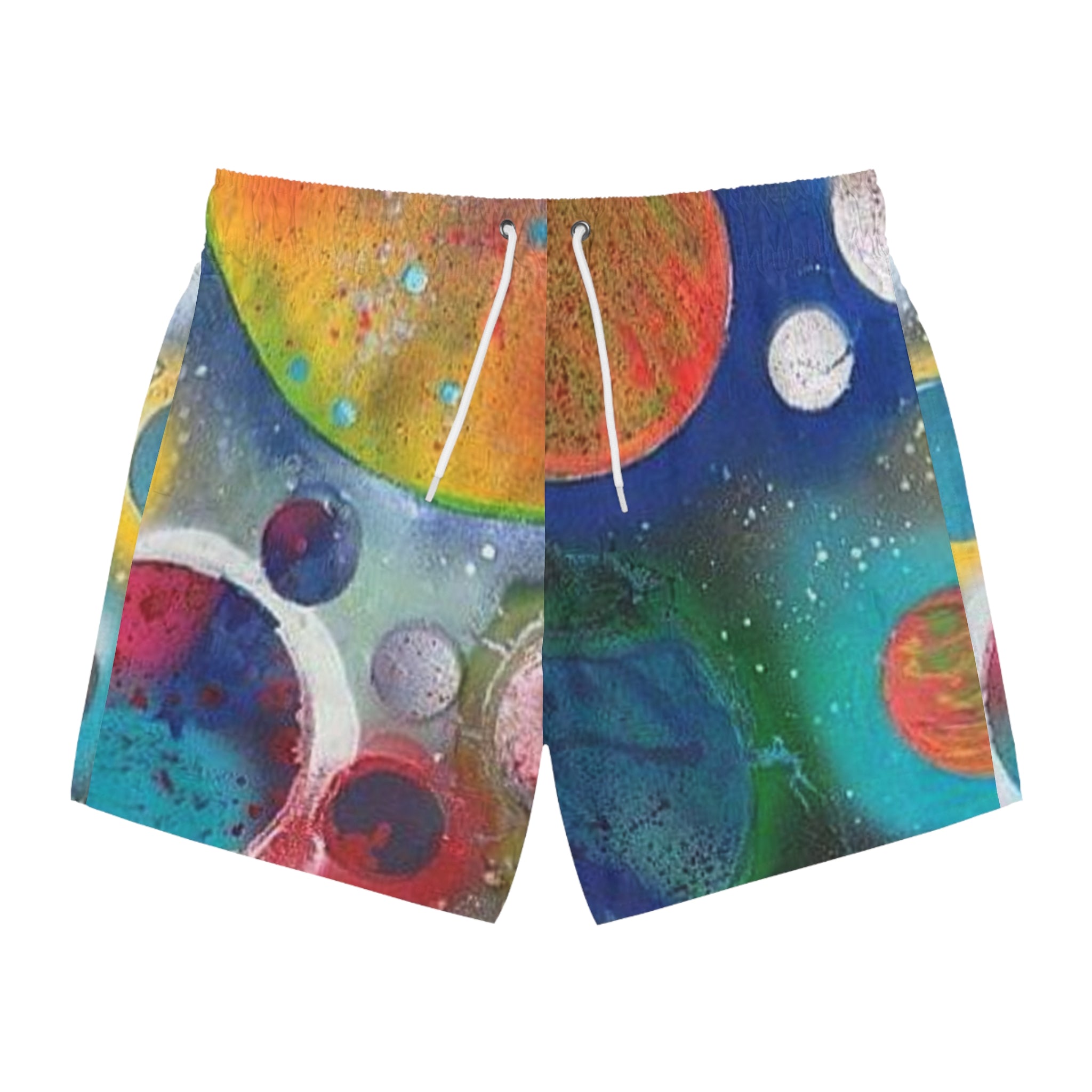 Galaxy Planets Swim Trunks