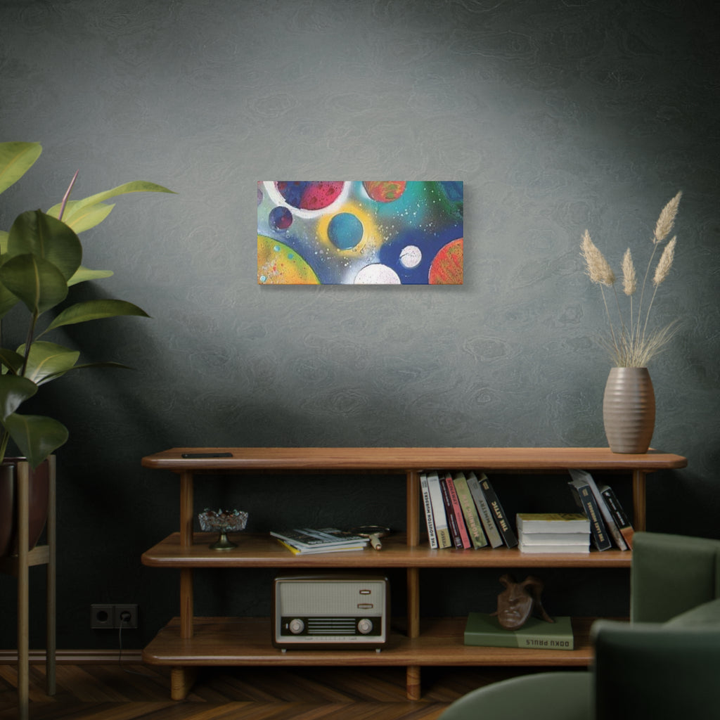 Galaxy Planets Art Print Matte Canvas
