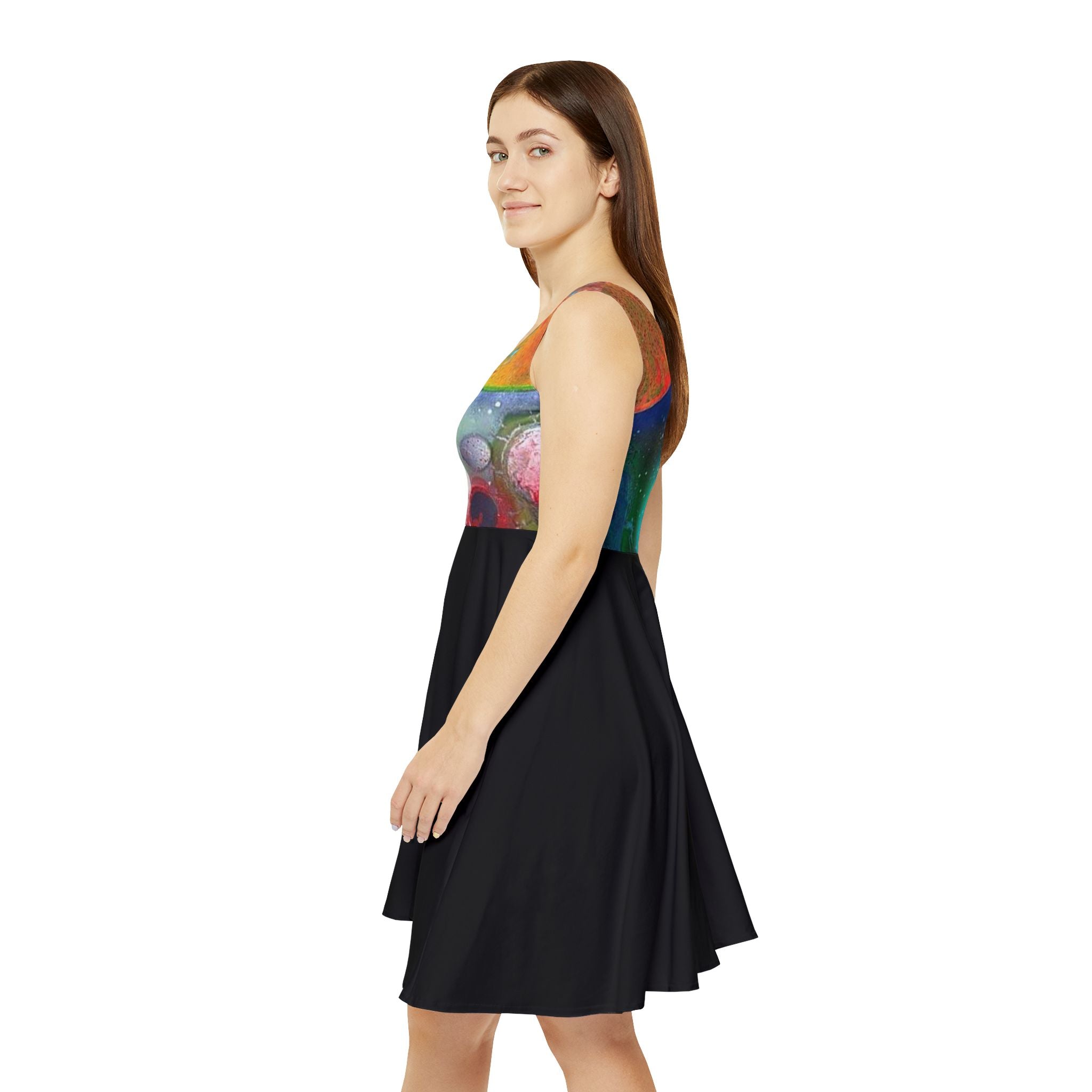 Galaxy Planets Skater Dress